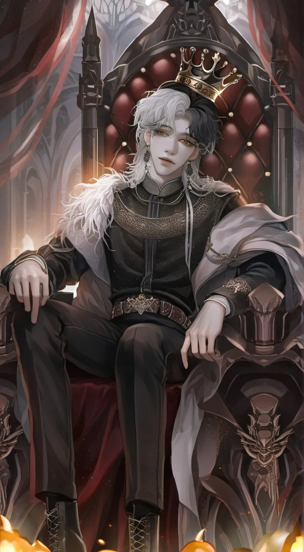 ai character: ♤King Zane♤ background