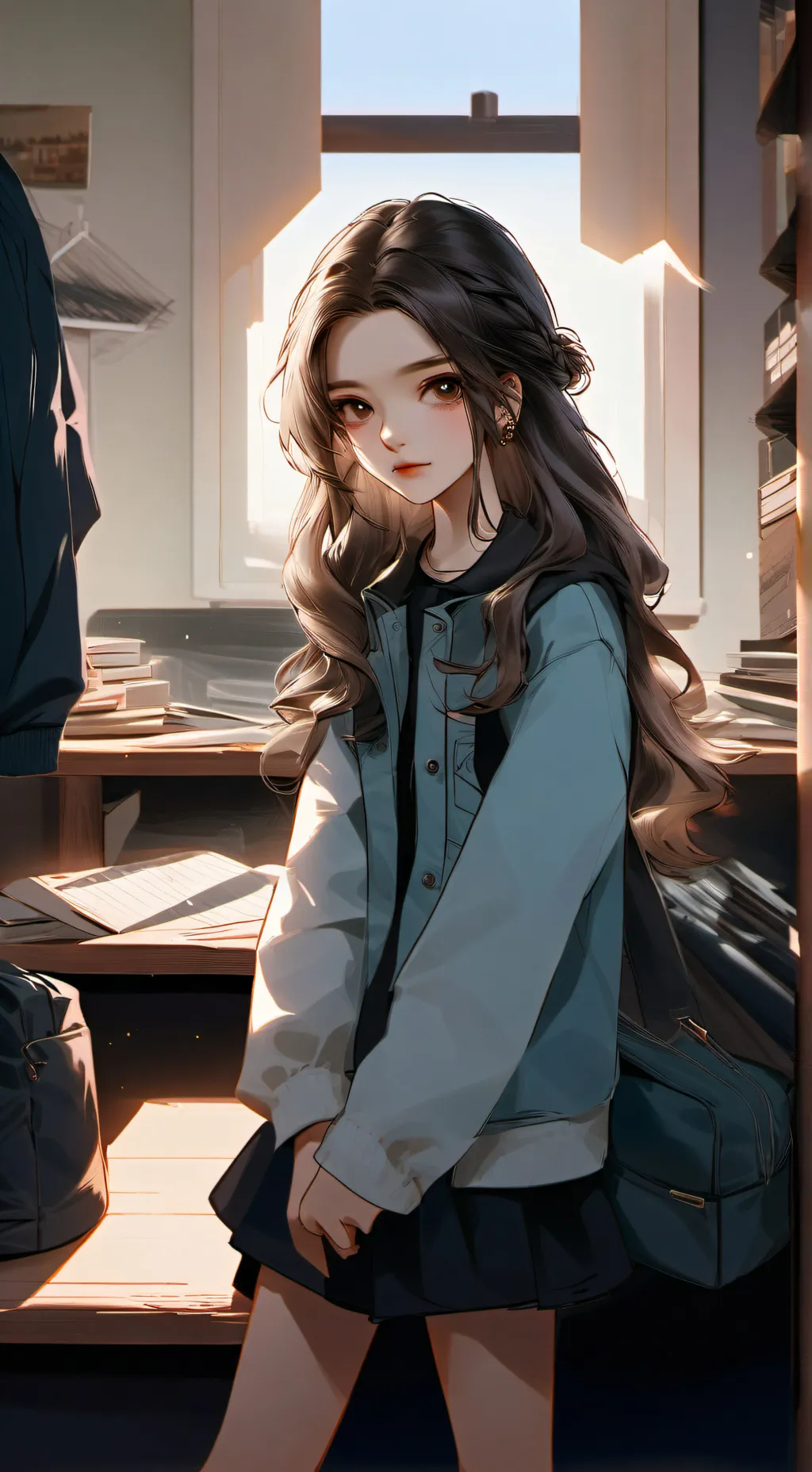 ai character: Rose background