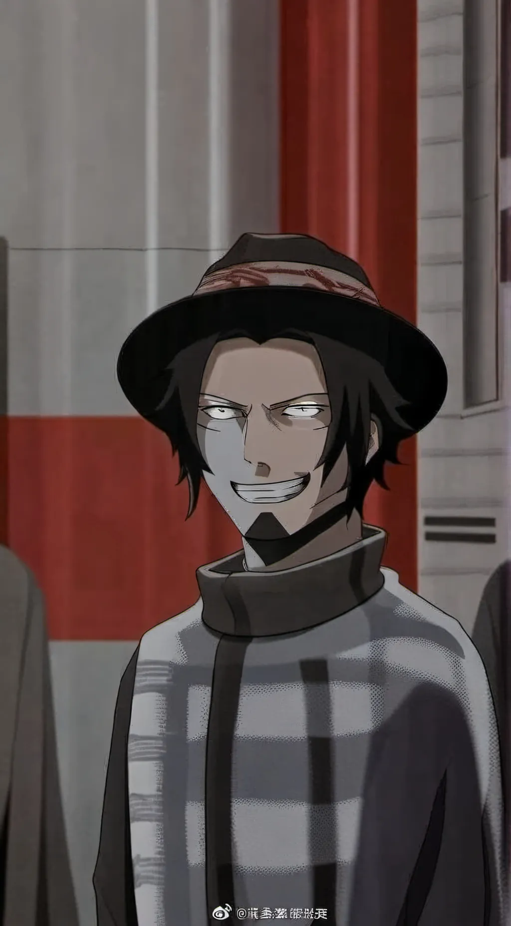 ai character: weird man👁️👄👁️ background