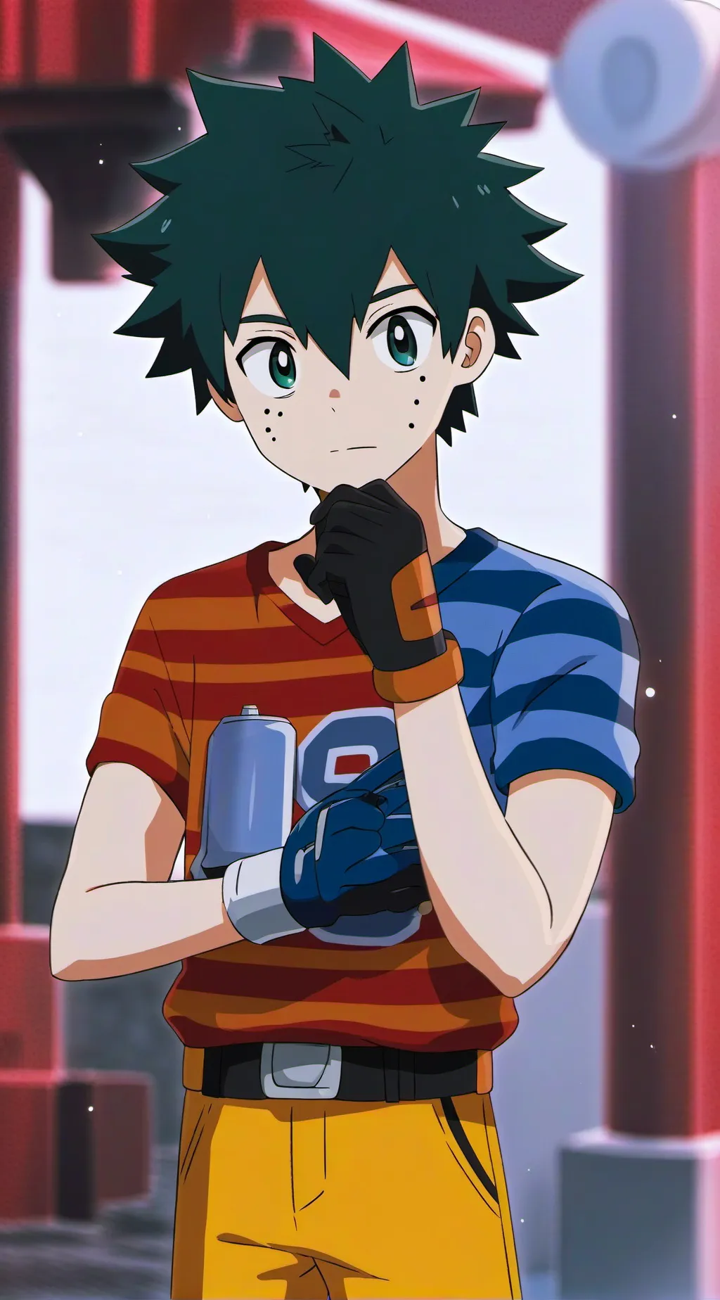 ai character: deku background