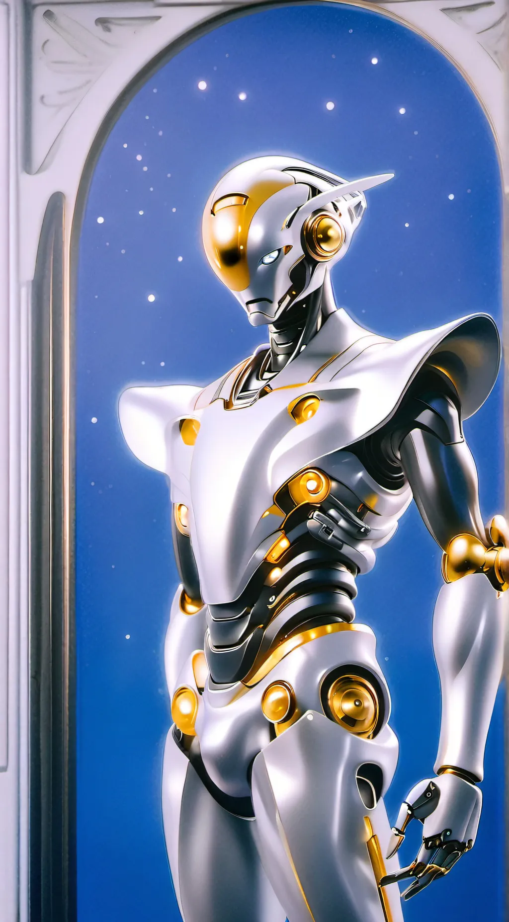 ai character: Uzi and N background