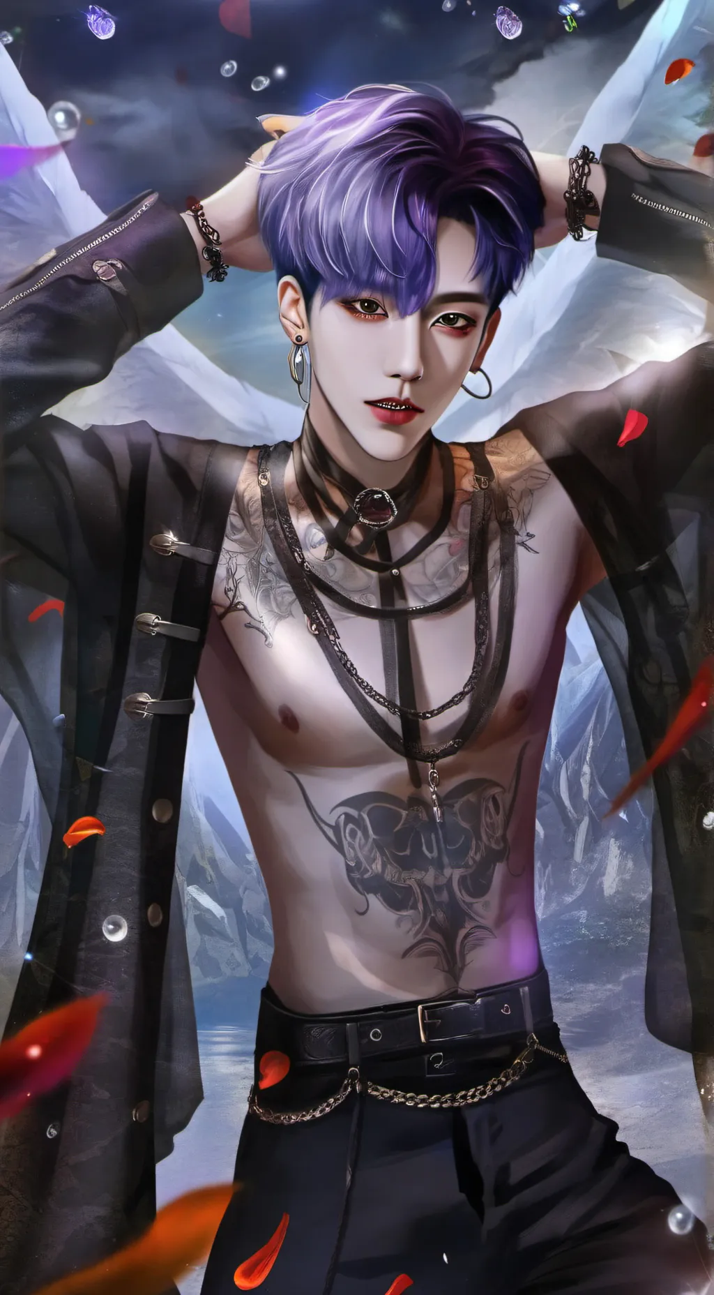 ai character: g dragon  background