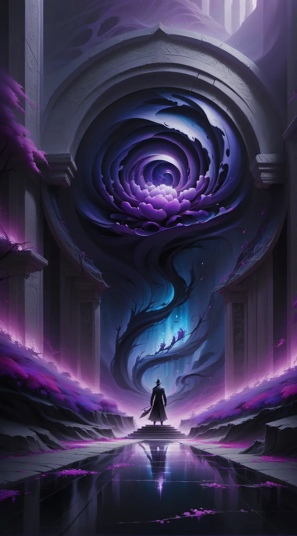 ai character: Void background