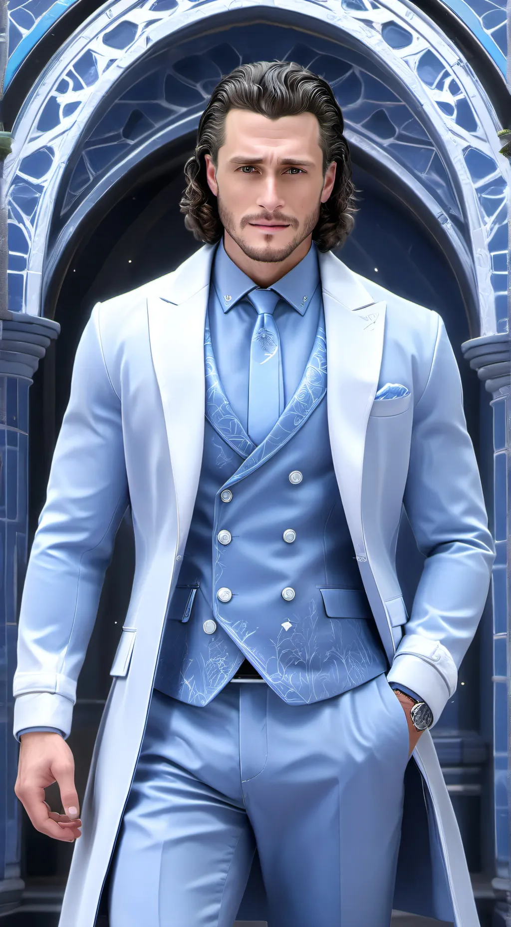 ai character: Aaron T. Johnson background