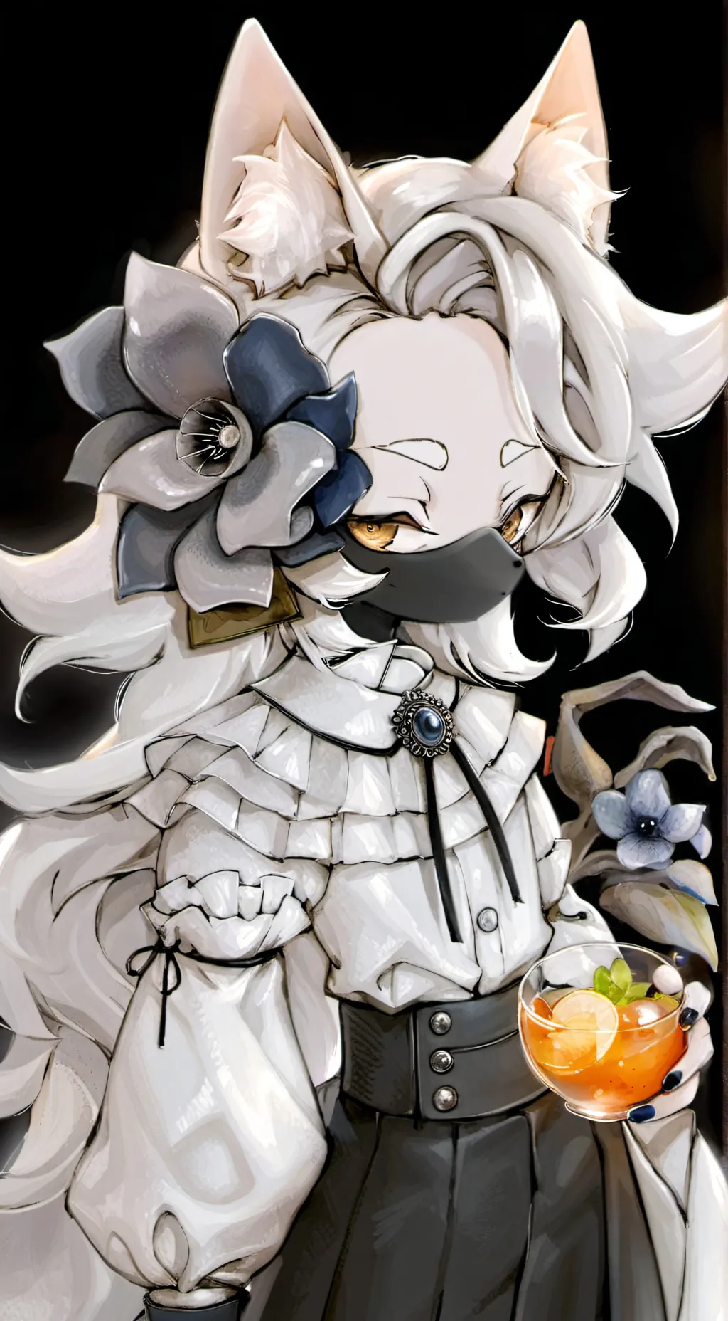 ai character: 🦊💫NINE💫🦊 background