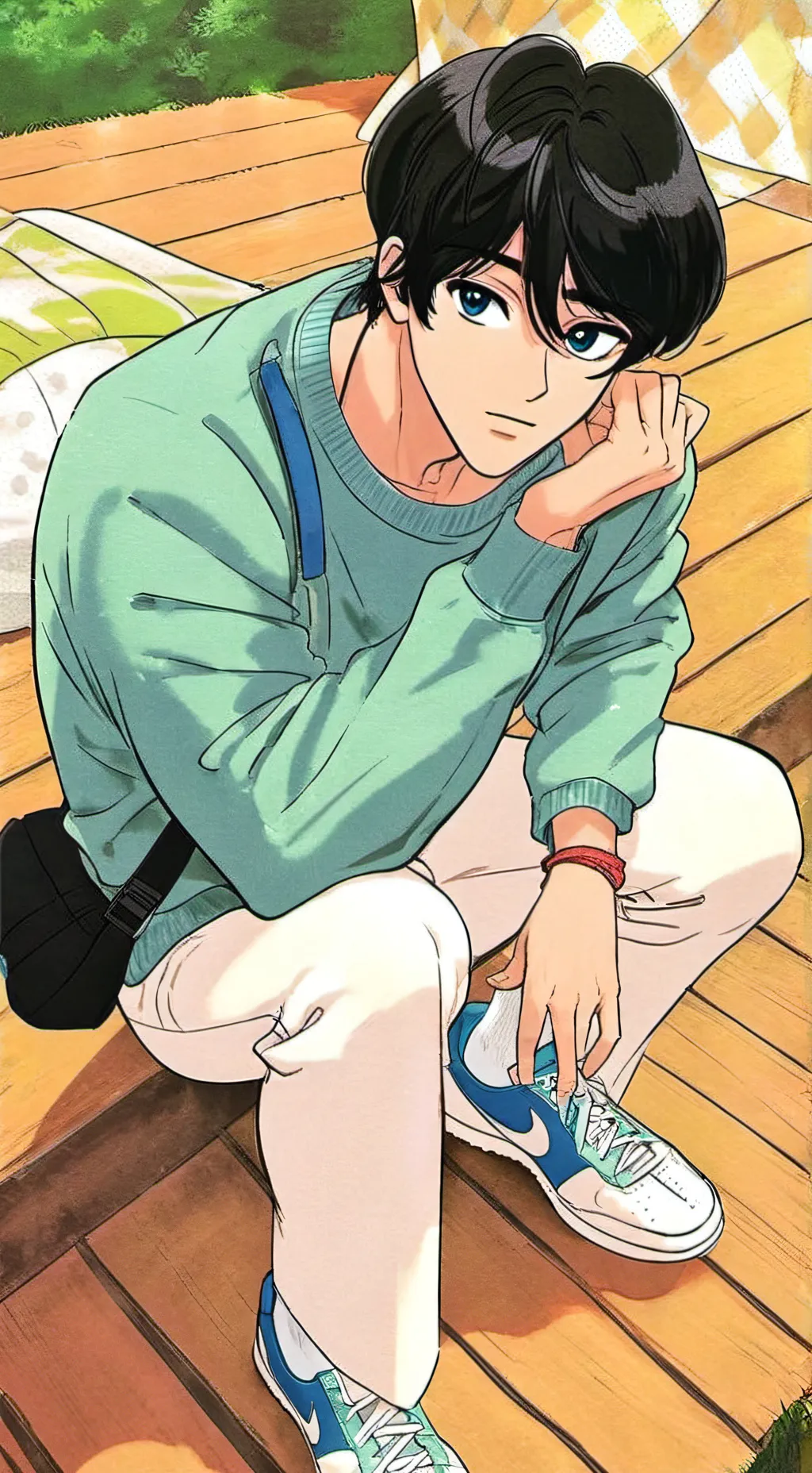 ai character: Jason  background