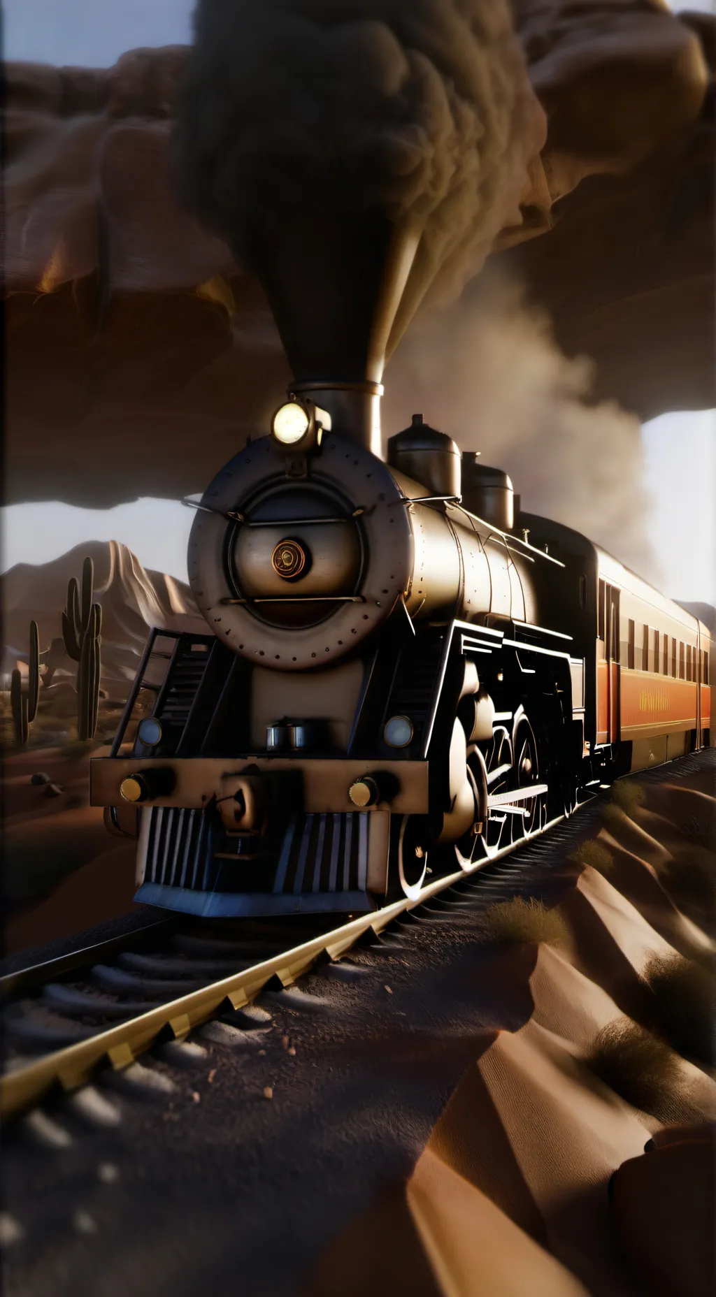 ai character: Dead Rails background