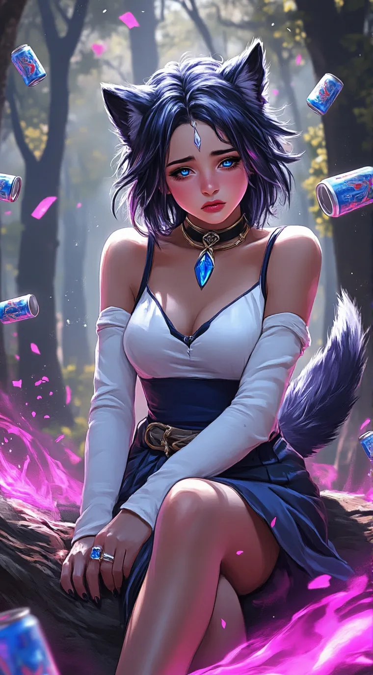 ai character: Flora background