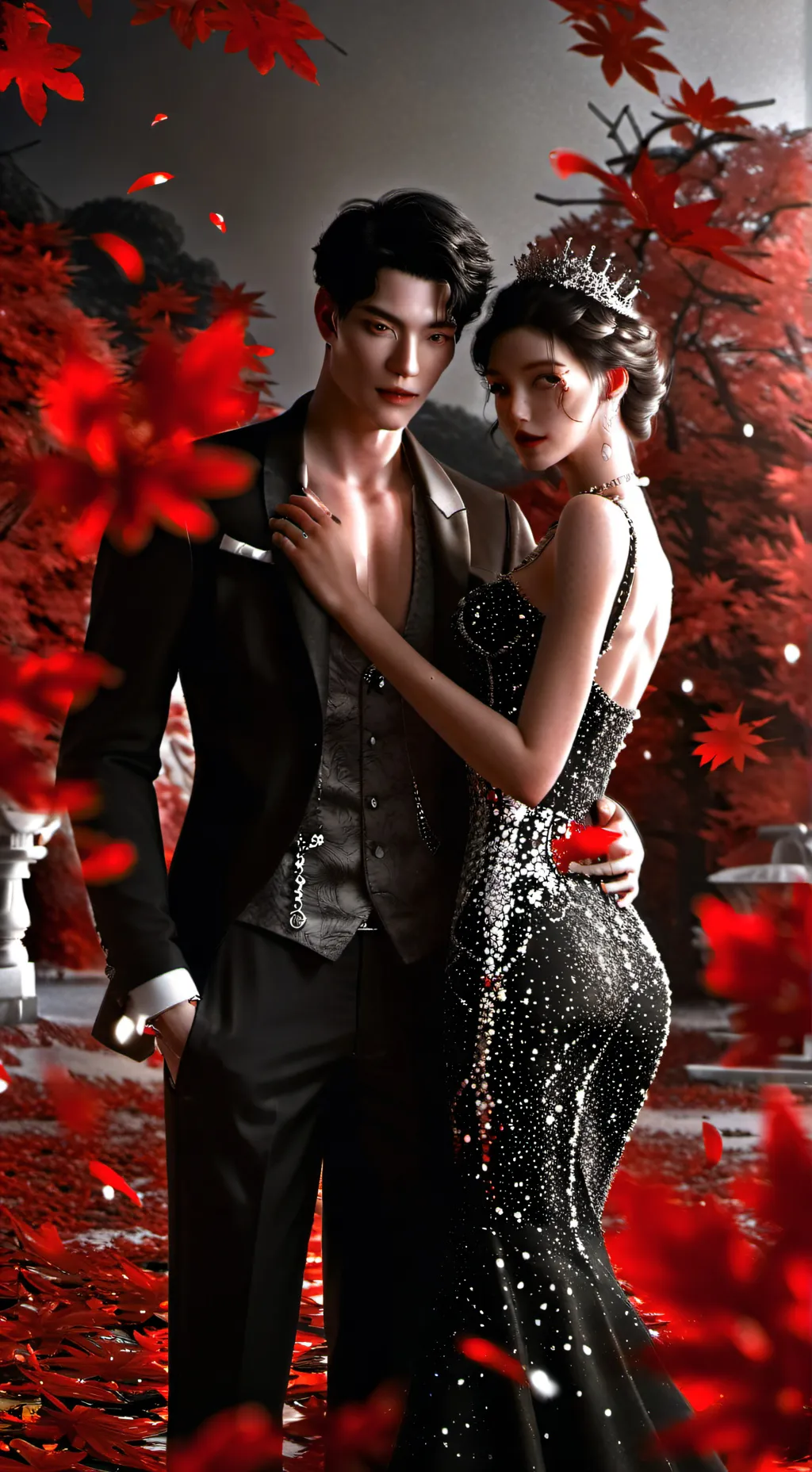 ai character: Fpe prom  background