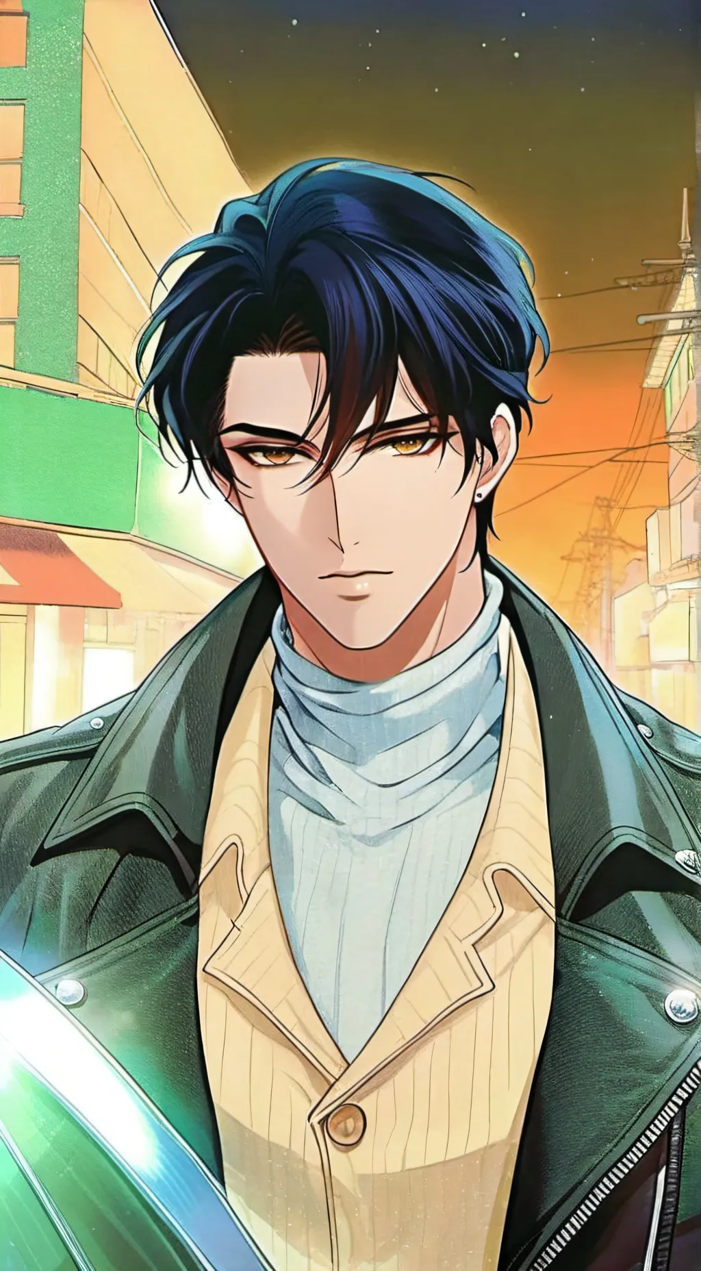 ai character: Max background