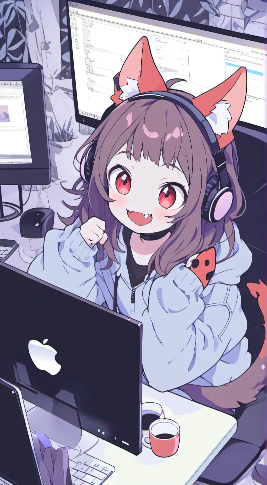 ai character: xdemon  background