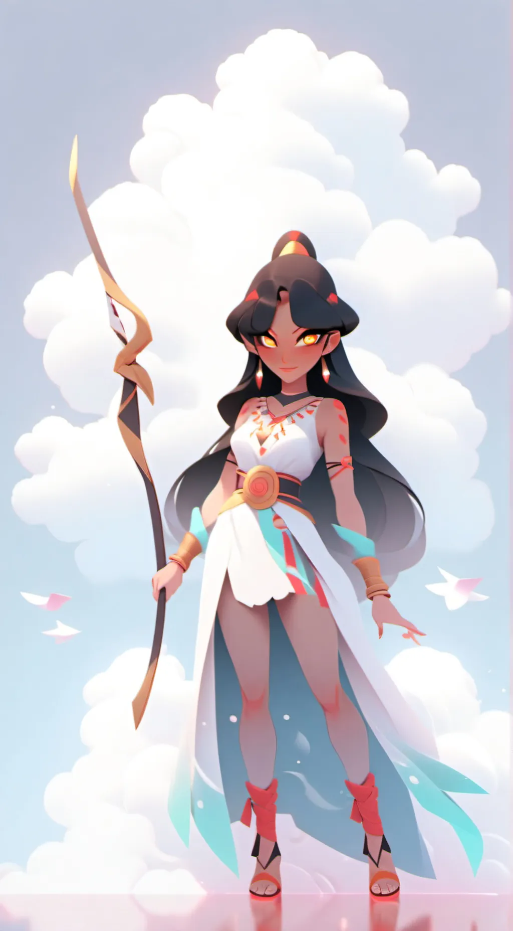 ai character: solar background