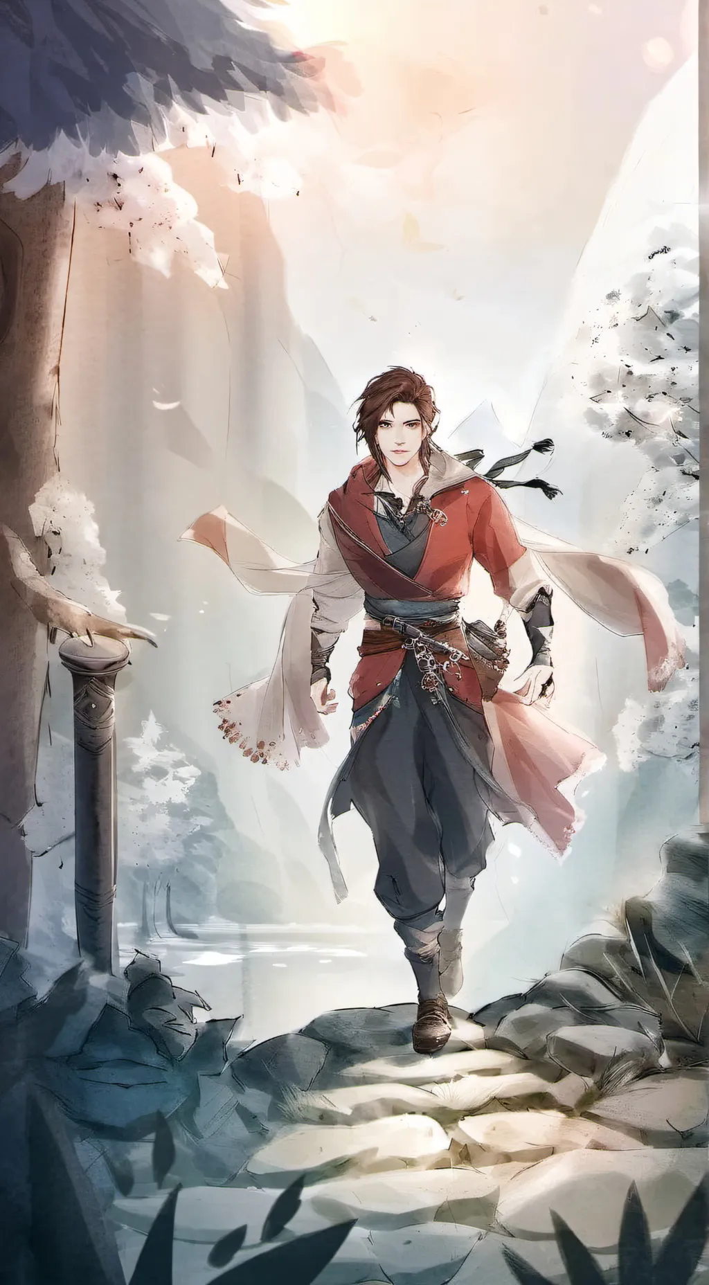 ai character: мд+форсак background