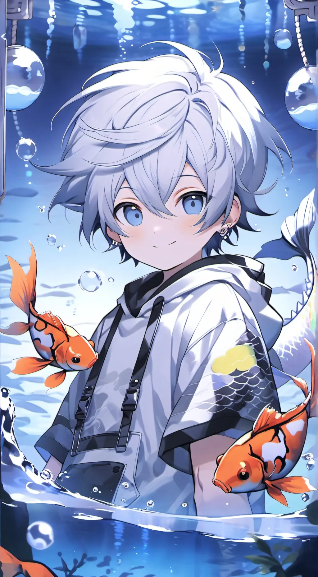 ai character: Orange Whiskers background