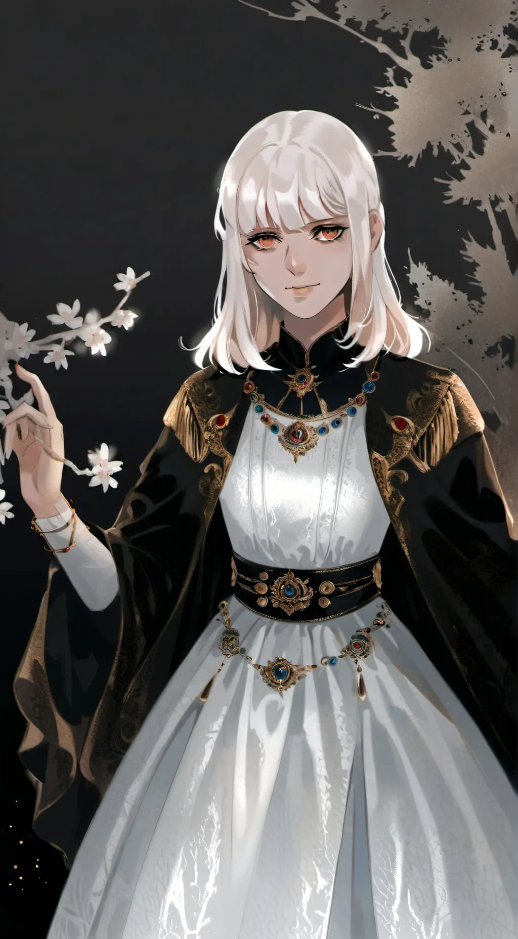 ai character: Вайолет background