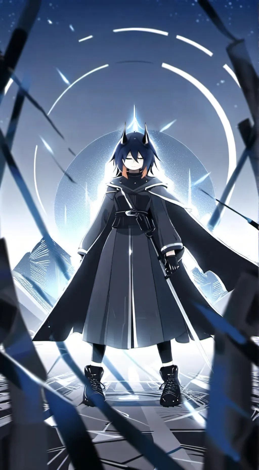 ai character: Miss circle love u background