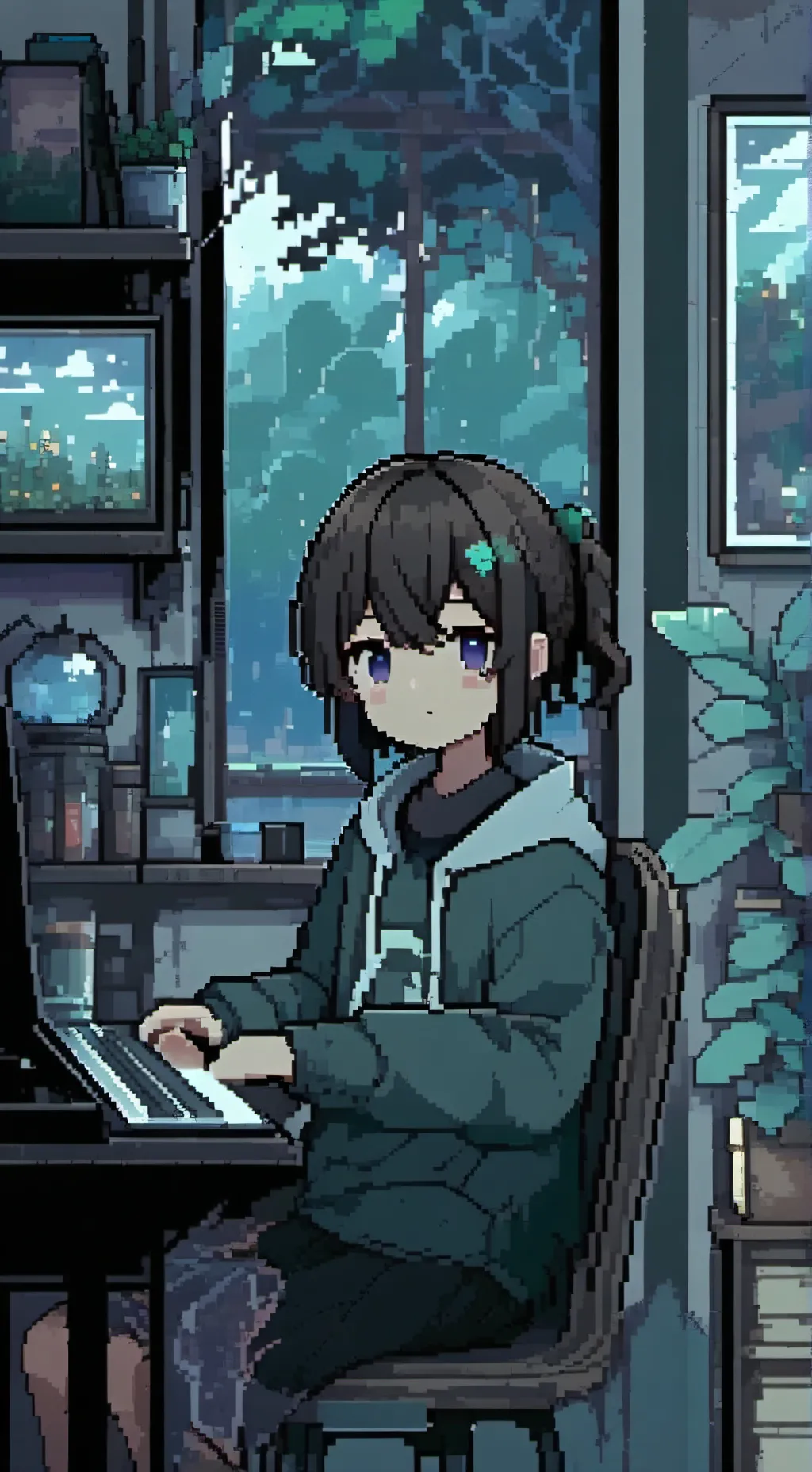 ai character: holly background