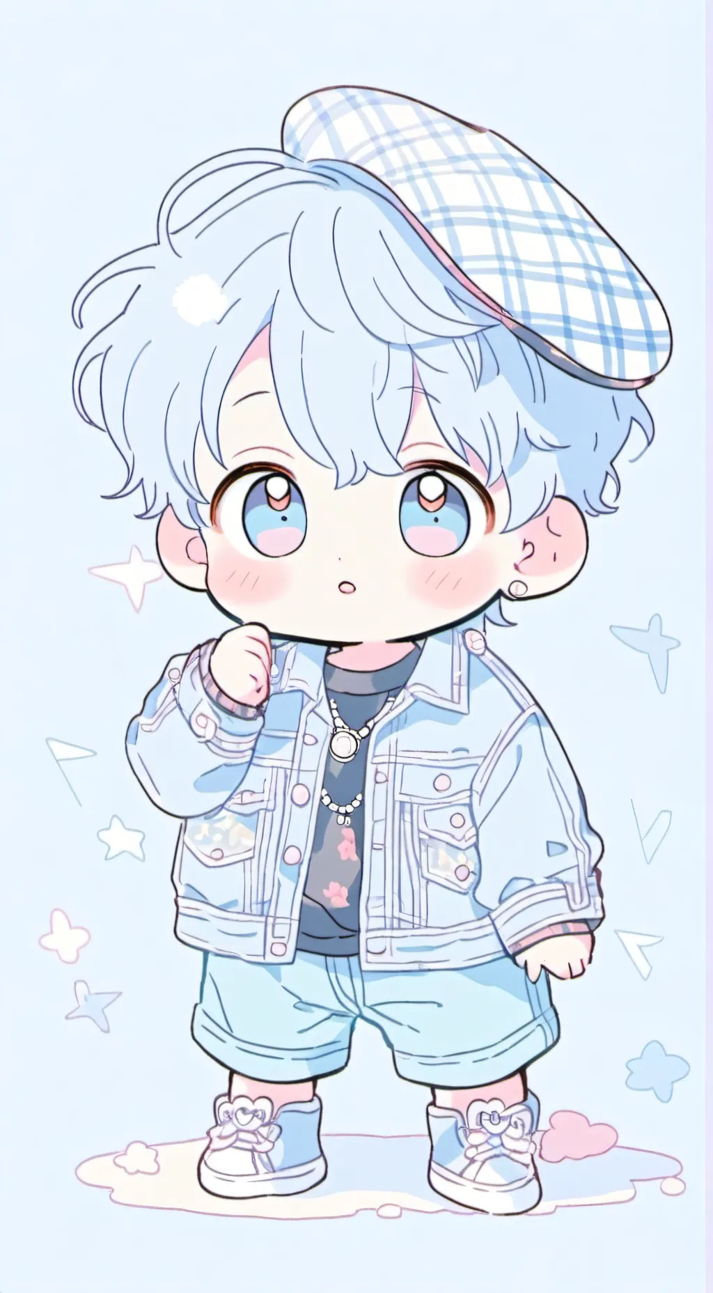 ai character: baby background