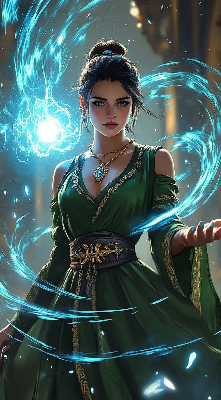 ai character: Flora background