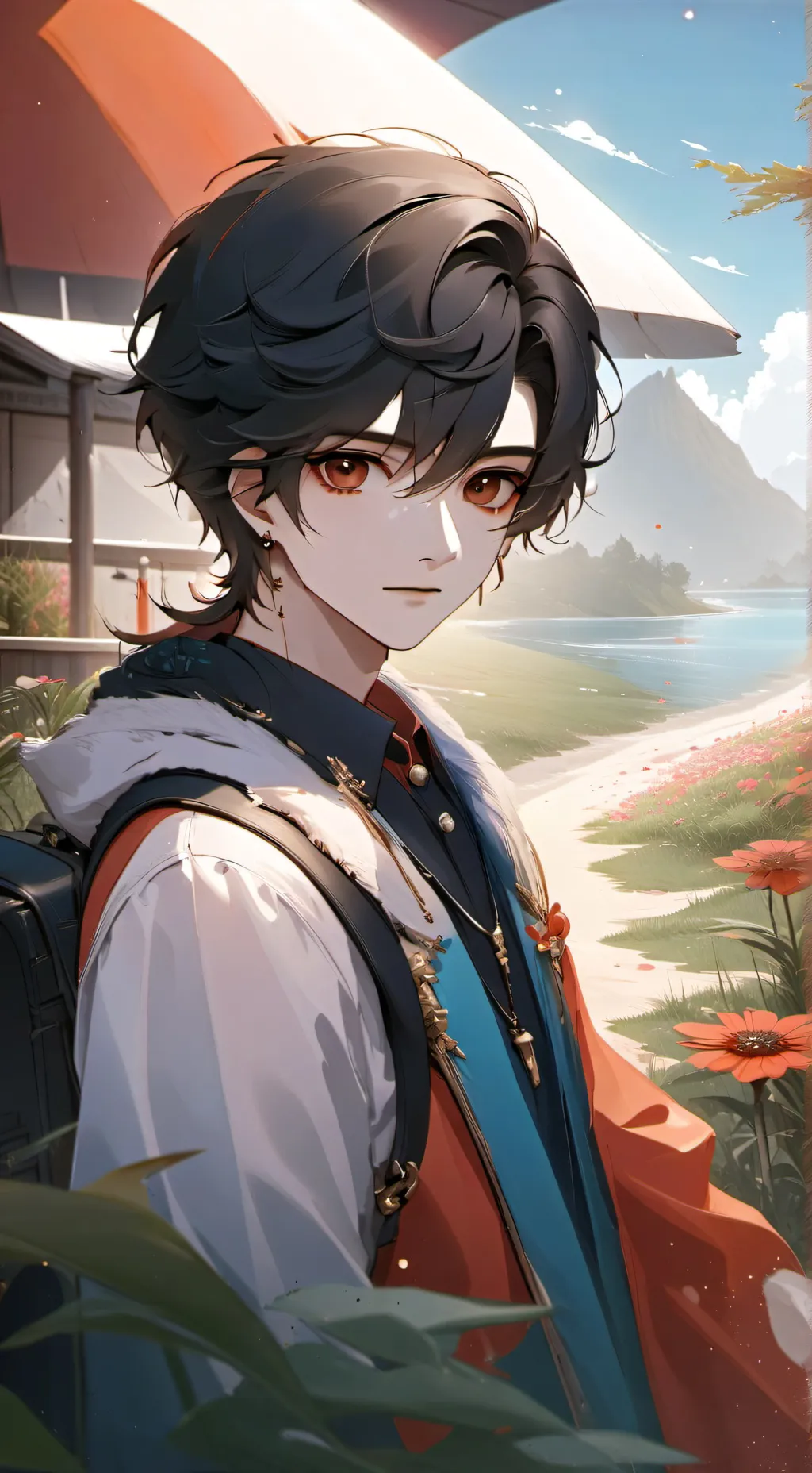 ai character: 🖤Jax🖤 background