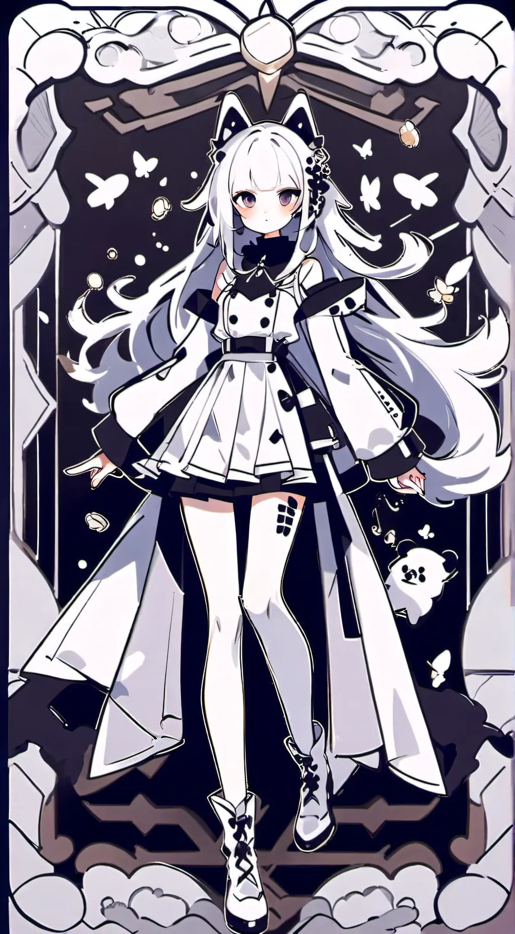 ai character: furry!!!  background