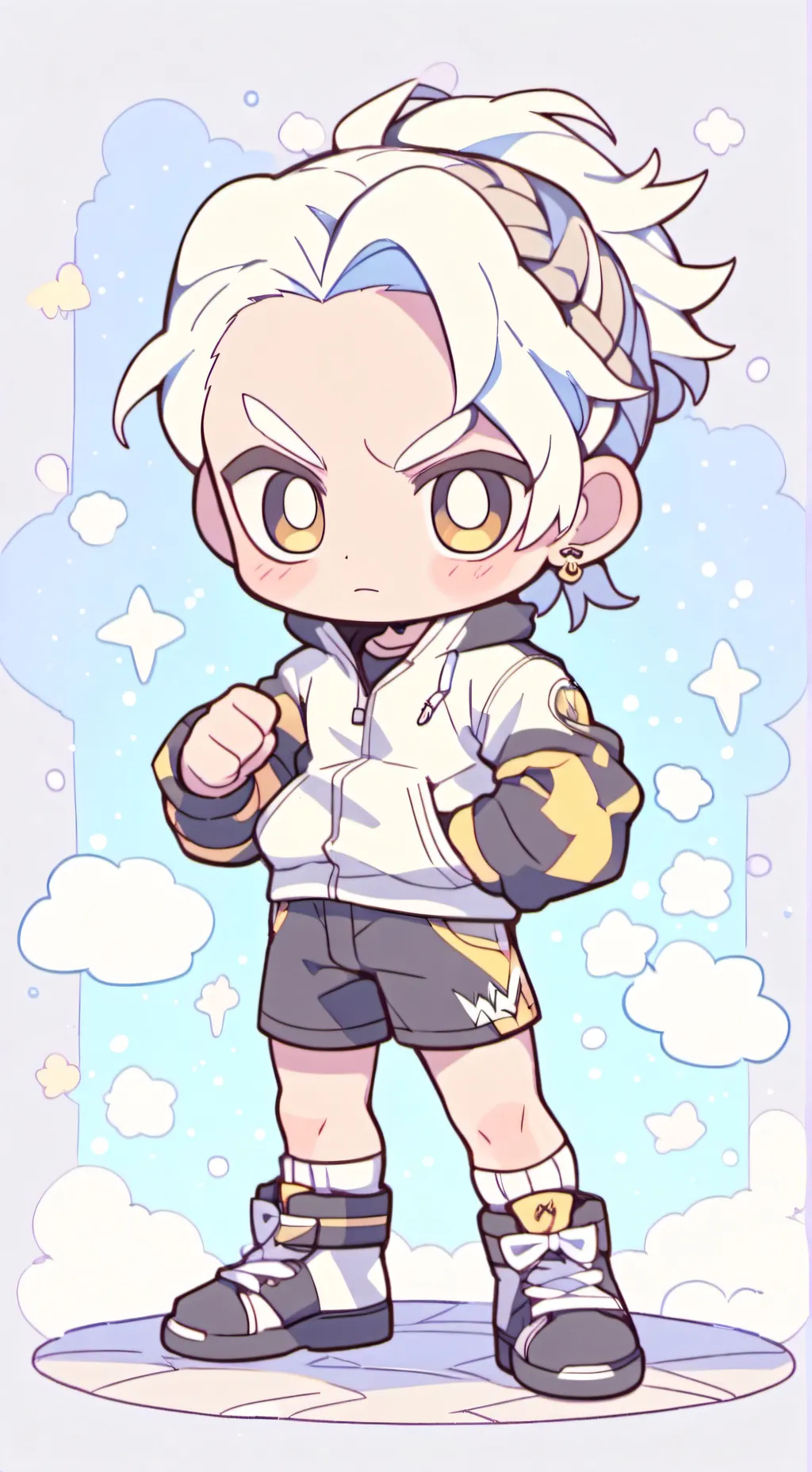 ai character: WWE wrestler background