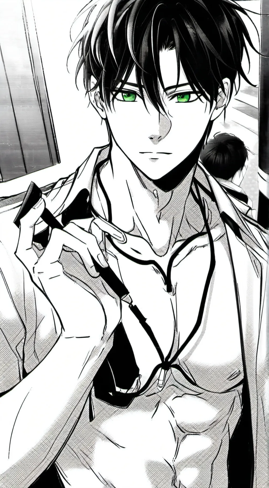 ai character: William snow background