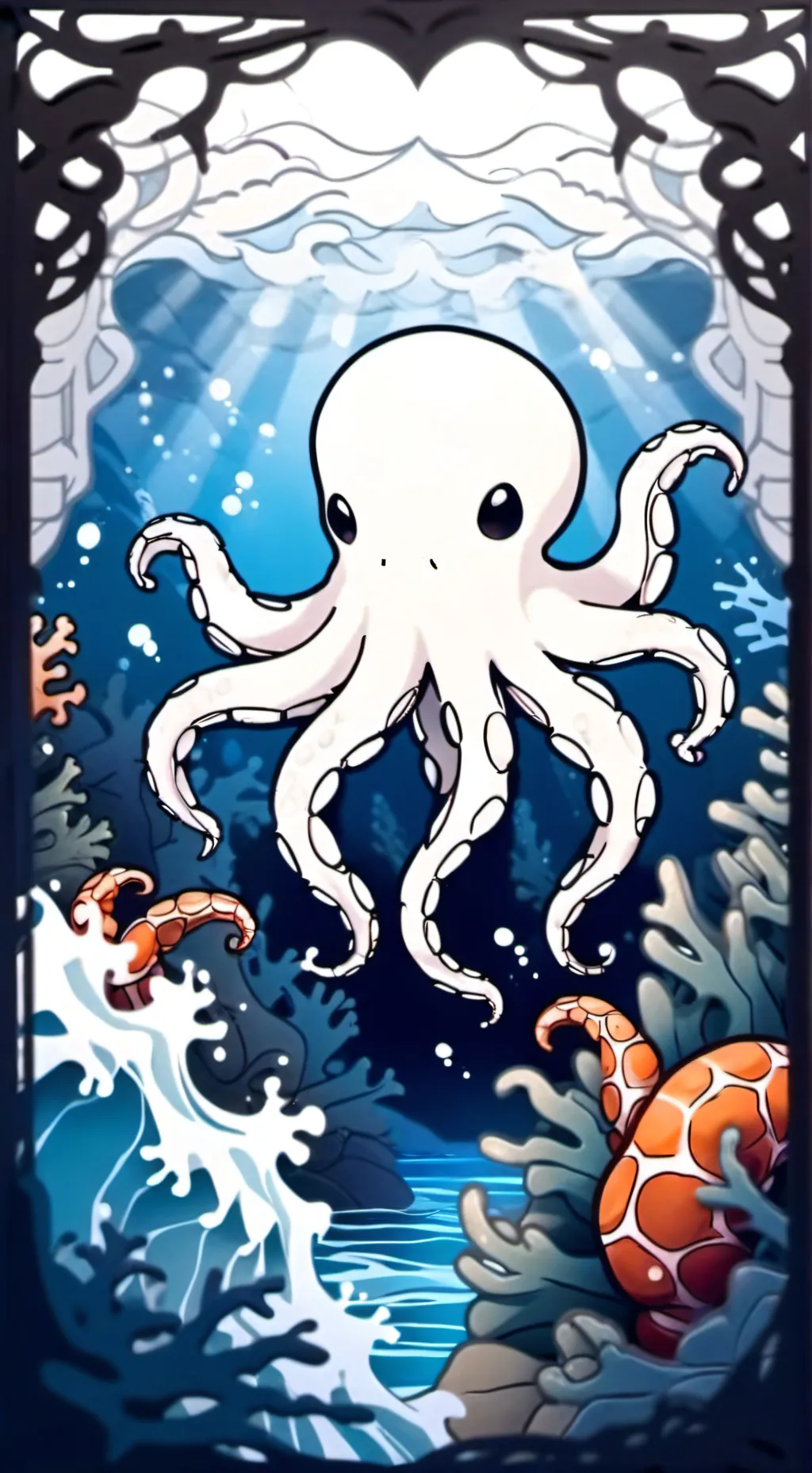 ai character: pulpo background