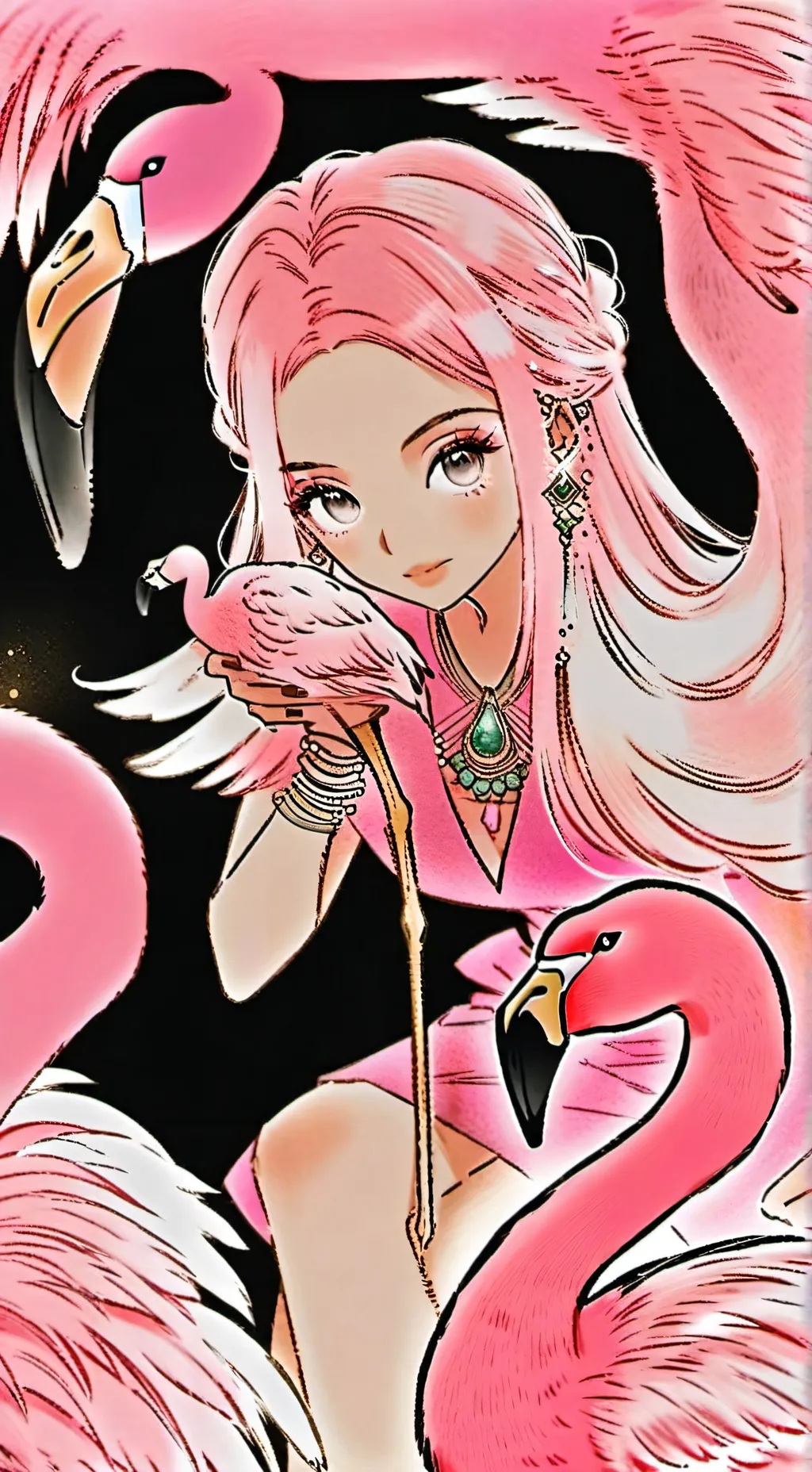 ai character: пикси background