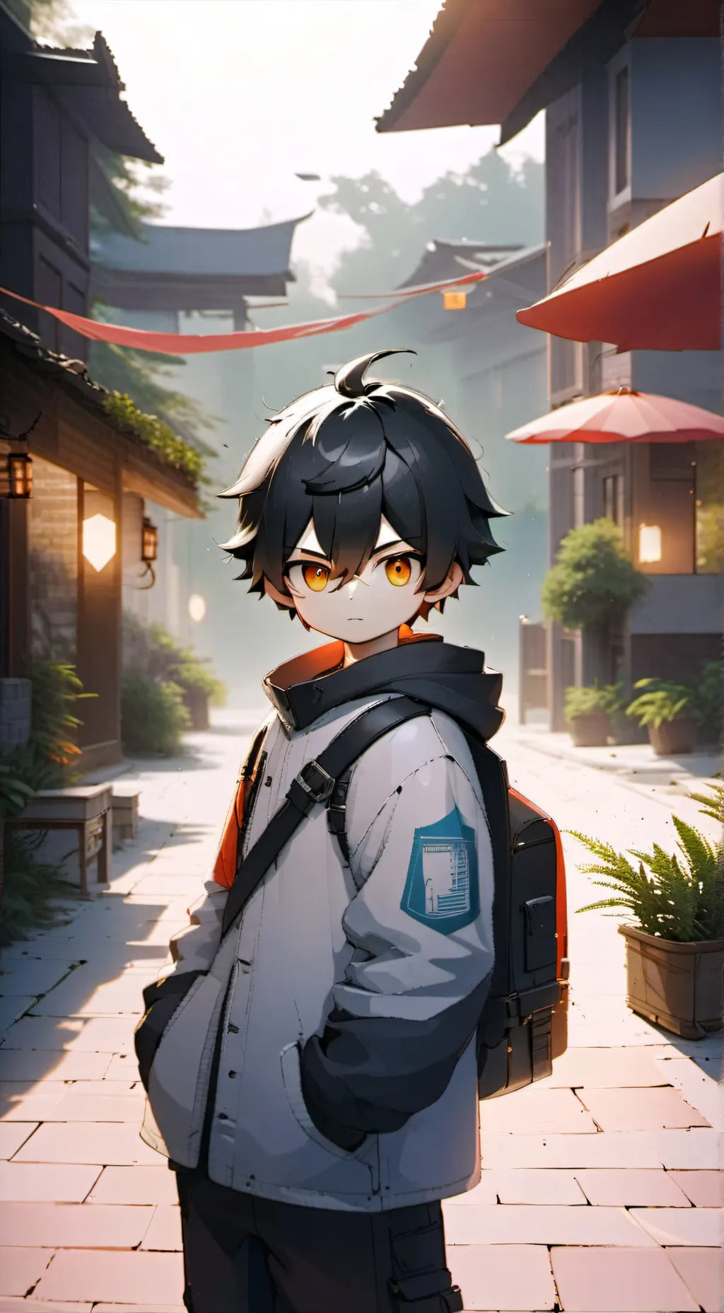 ai character: kenji  background