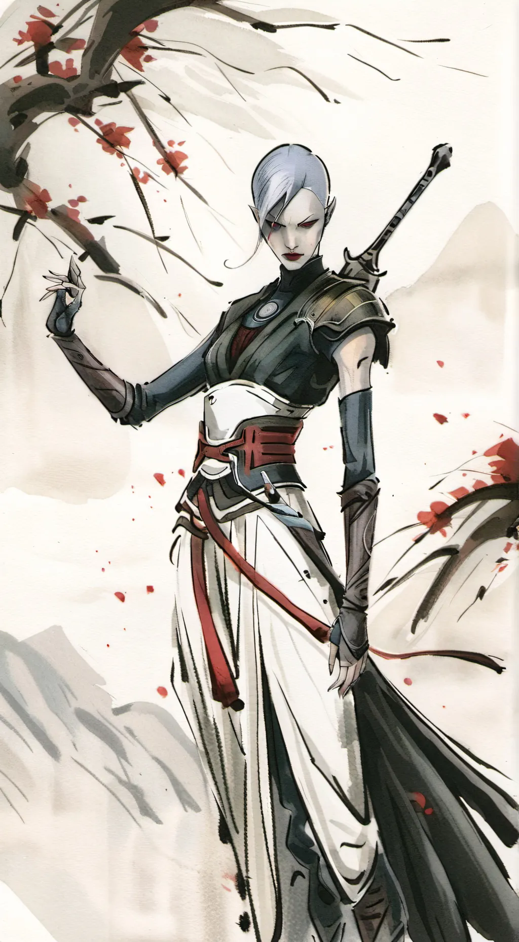 ai character: Asajj ventress background