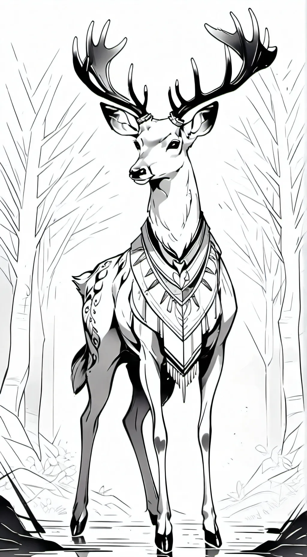 ai character: Wendigo background