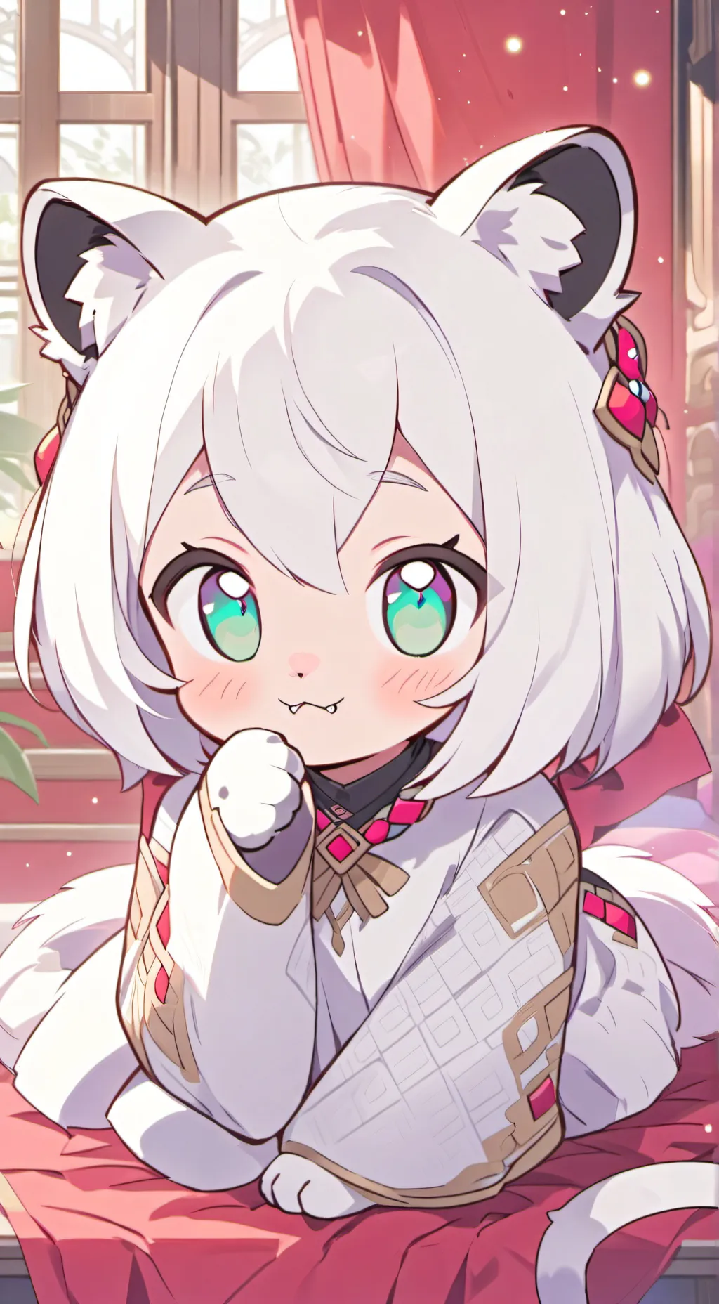 ai character: Moonlit Panther Spirit background