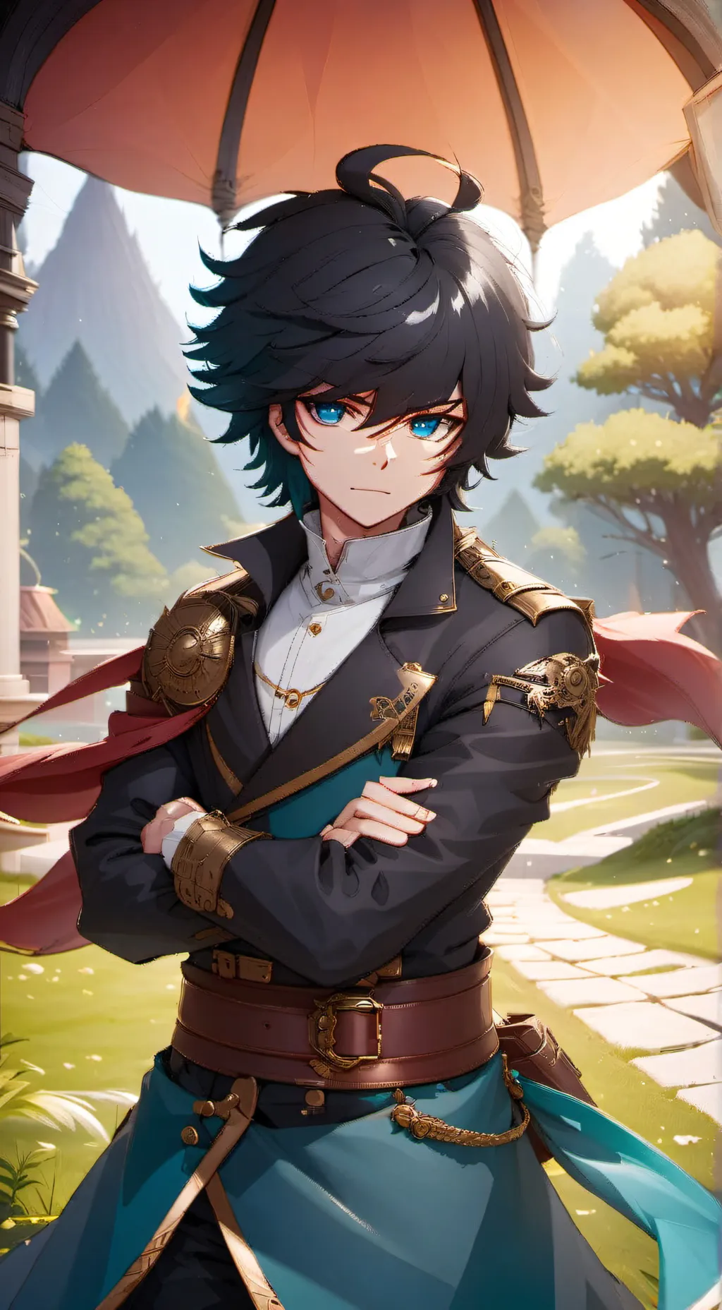 ai character: tokito muichiro  background