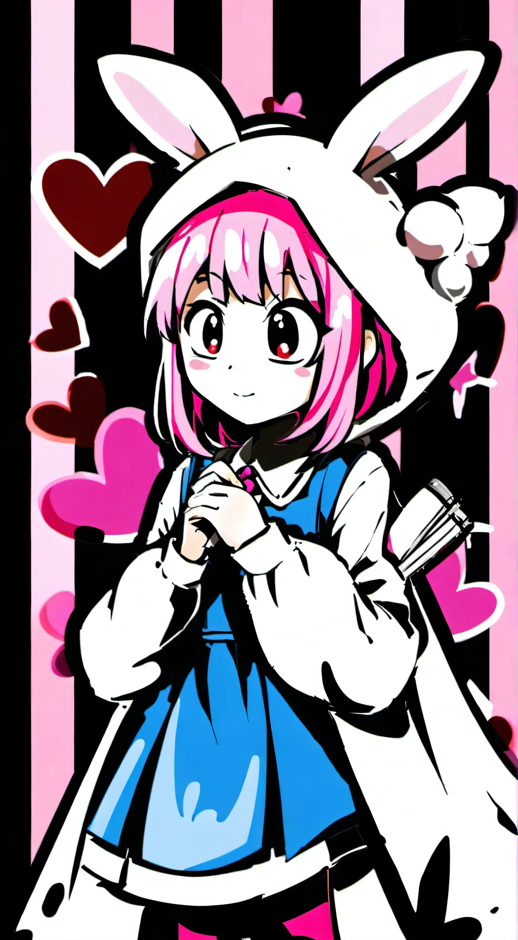 ai character: Pibby glitch x Bgw background