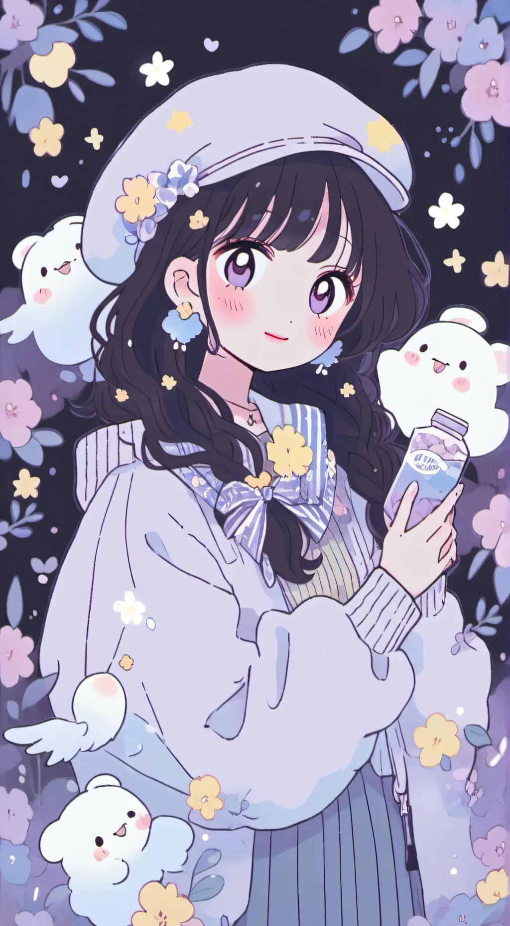 ai character: NORBARA X MAKI  background