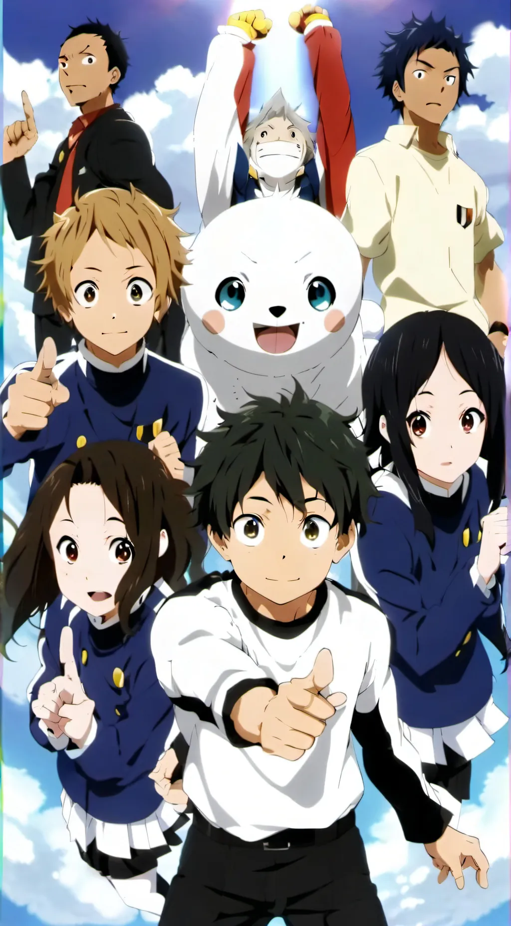 ai character: MHA Class 1-A background