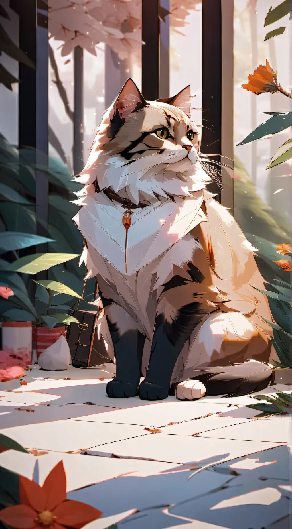 ai character: Cat dance (Creo) background