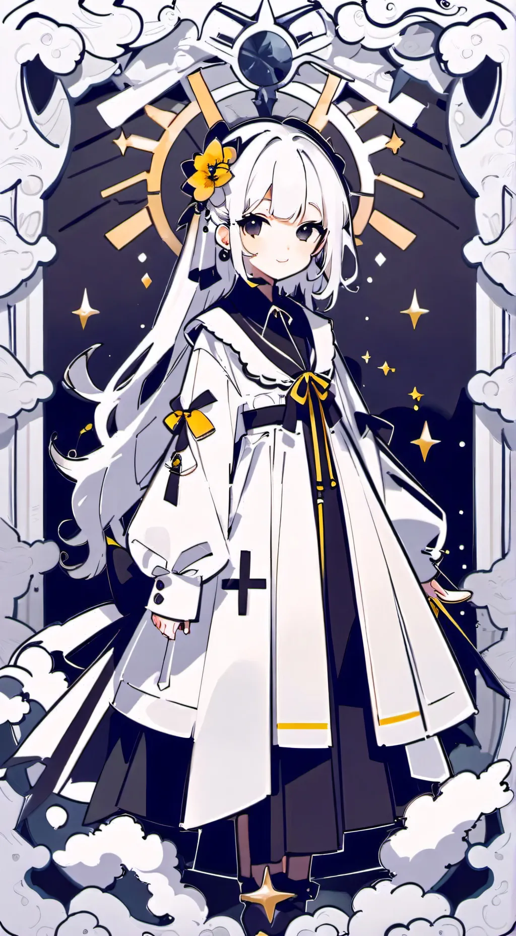 ai character: wenda x gray background