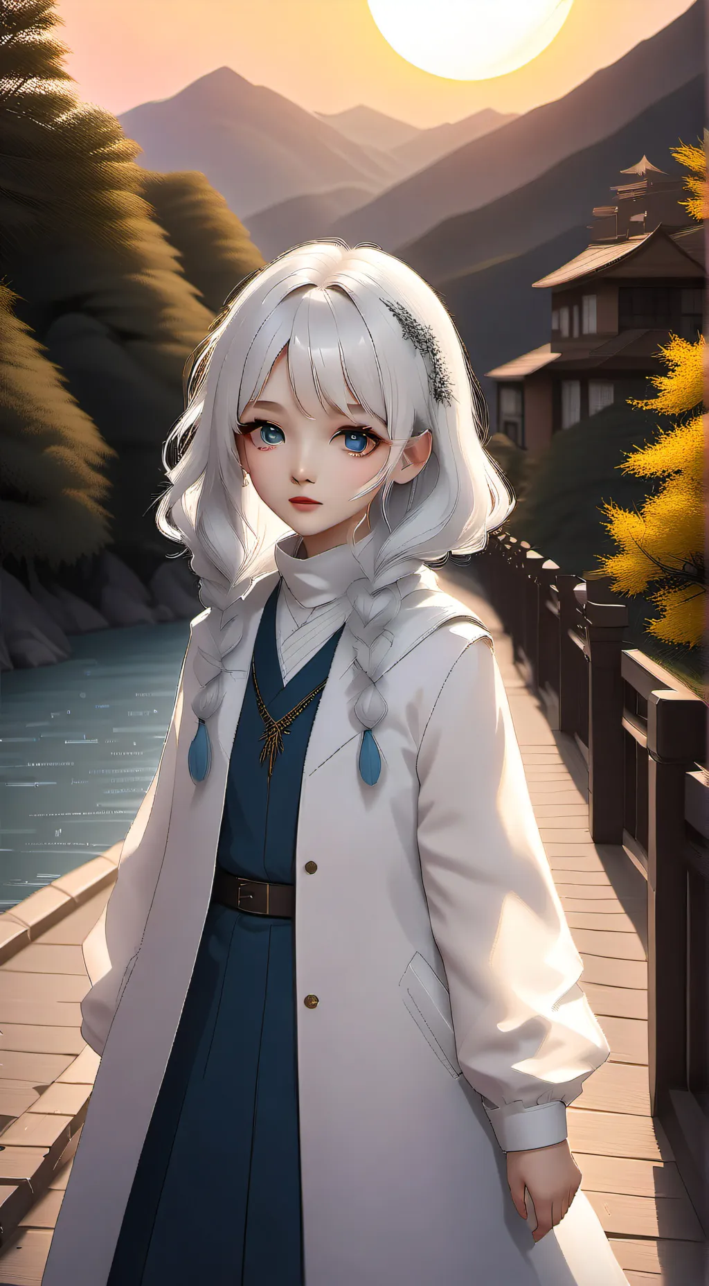 ai character: Sanegiyuu daughter background