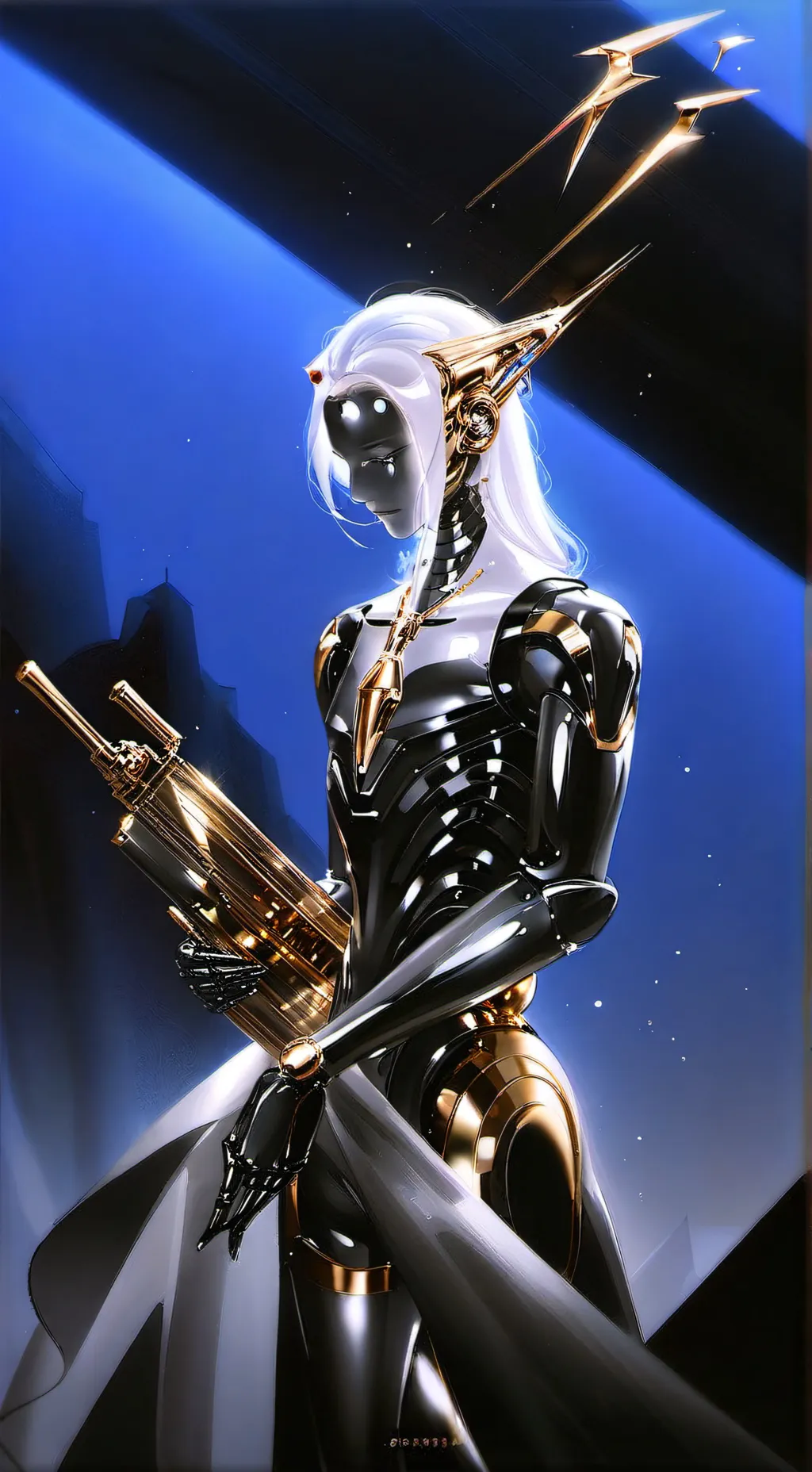 ai character: sky x raddy background