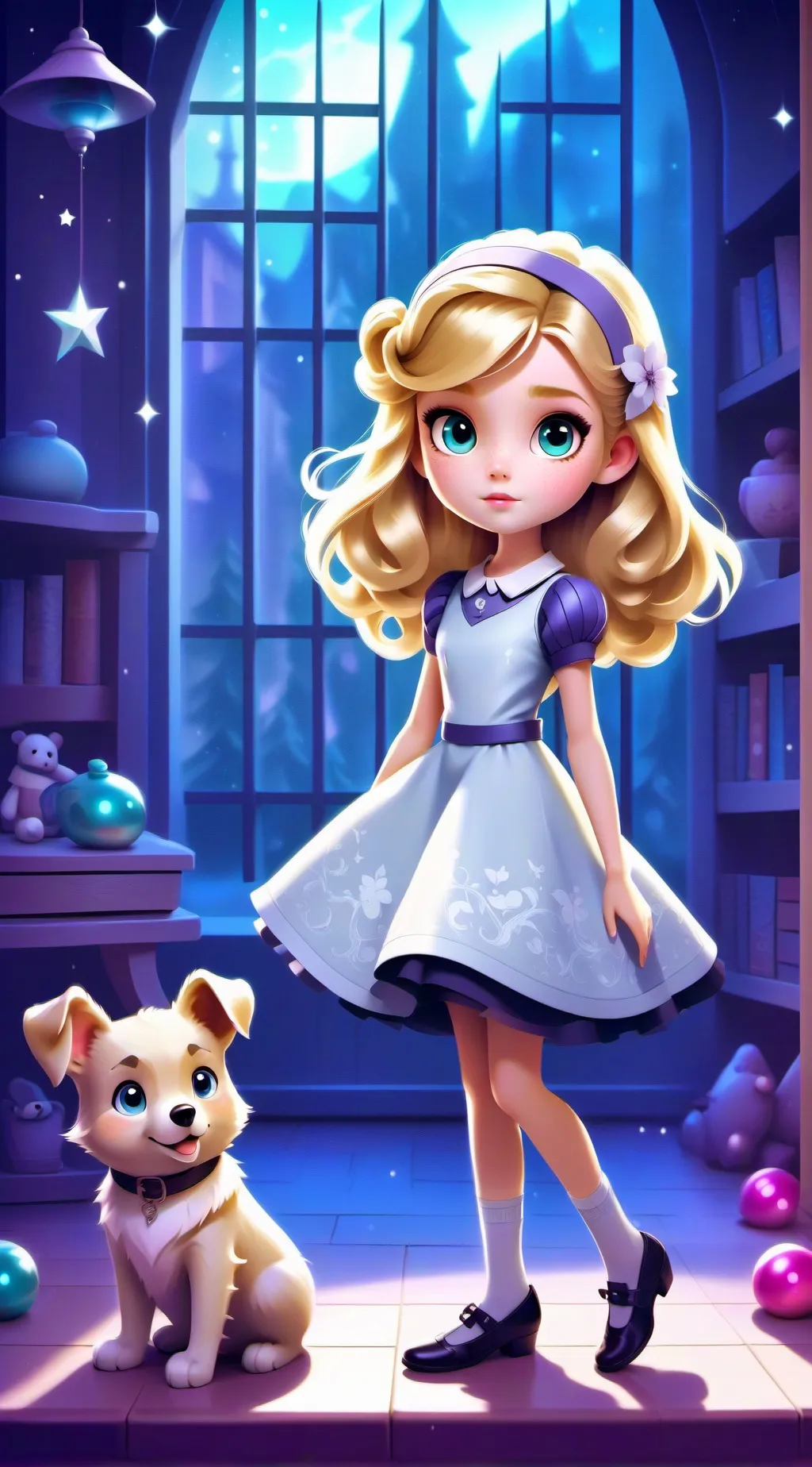 ai character: lily🧃 background