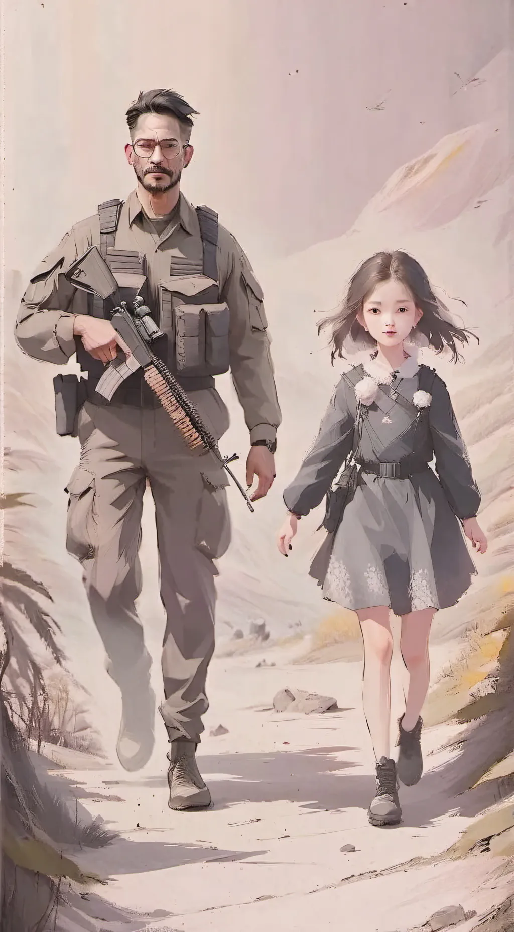 ai character: ant Middleton  background