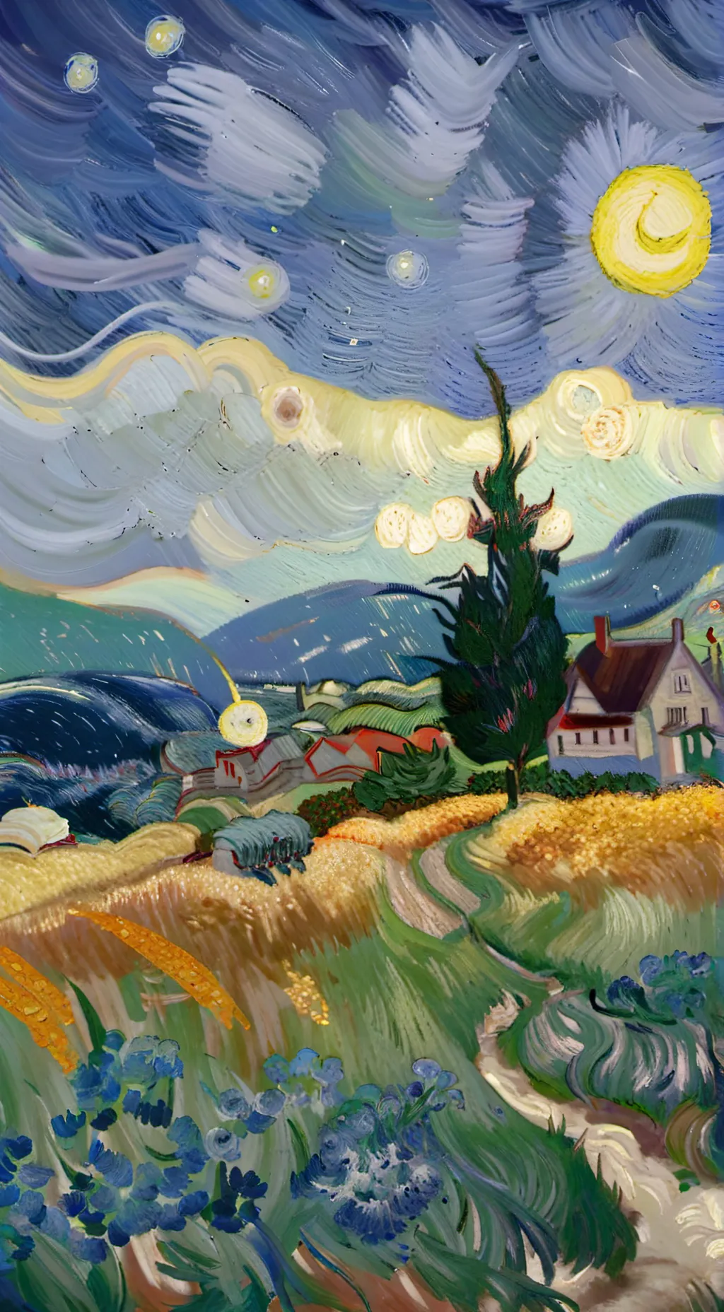 ai character: county ball background