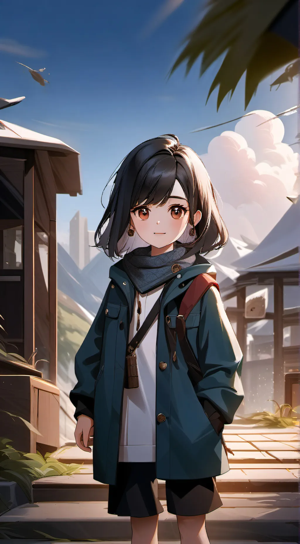 ai character: 4 year old daughte background