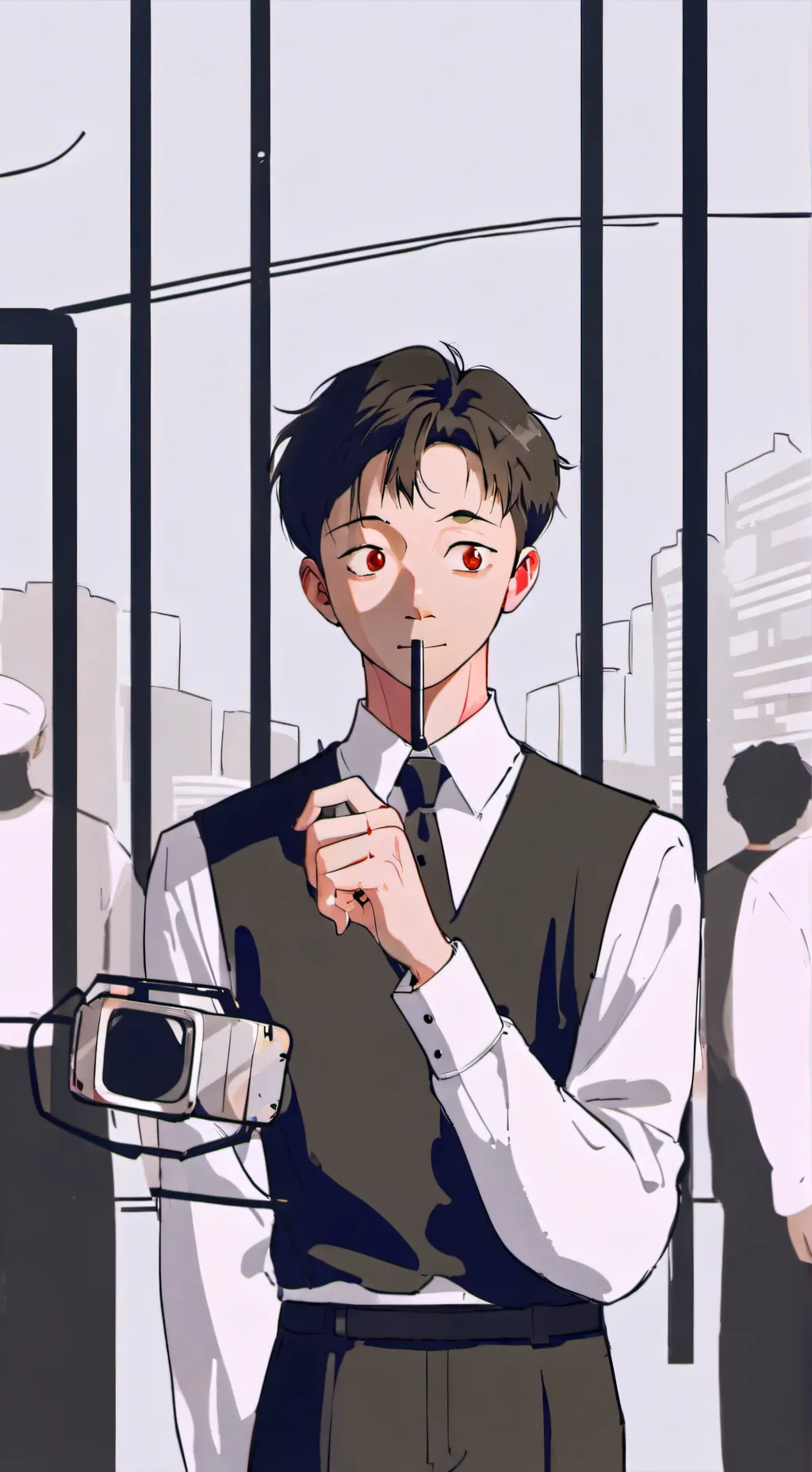 ai character: Nekoma GC👽✨ background