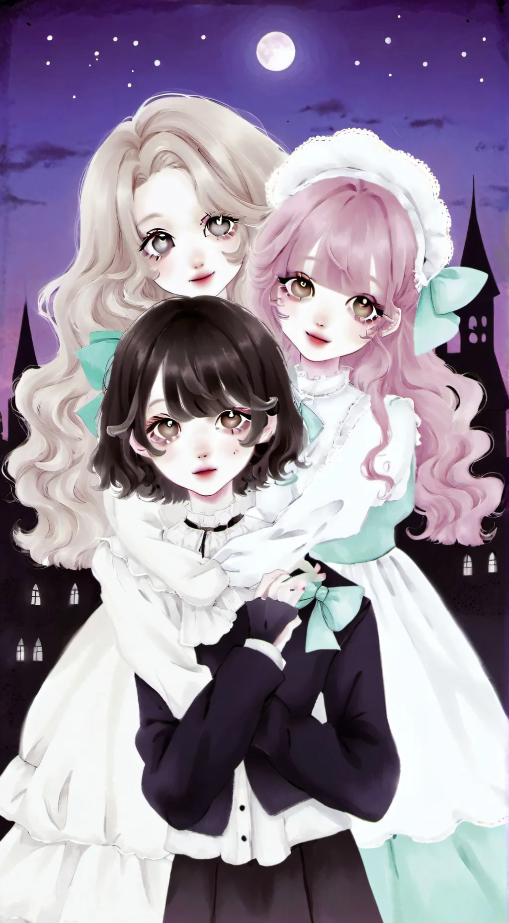 ai character: Roommate w 3 sis background