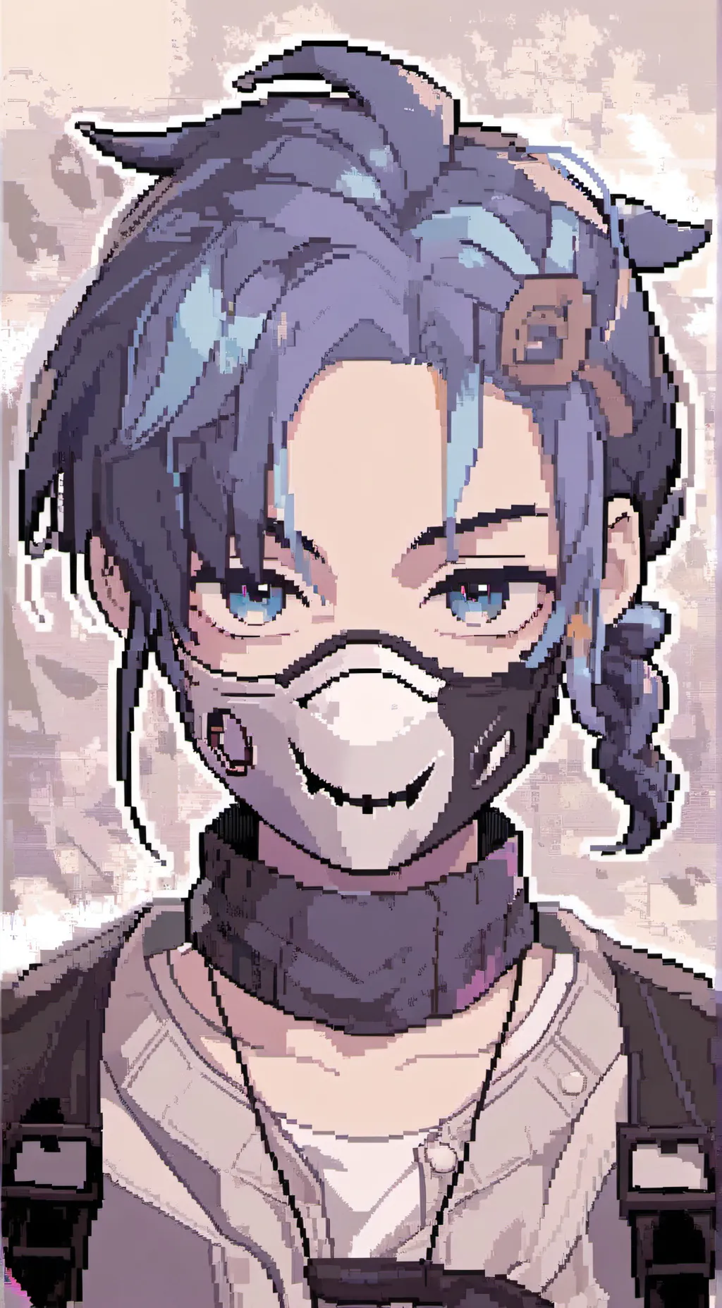 ai character: Sally face background