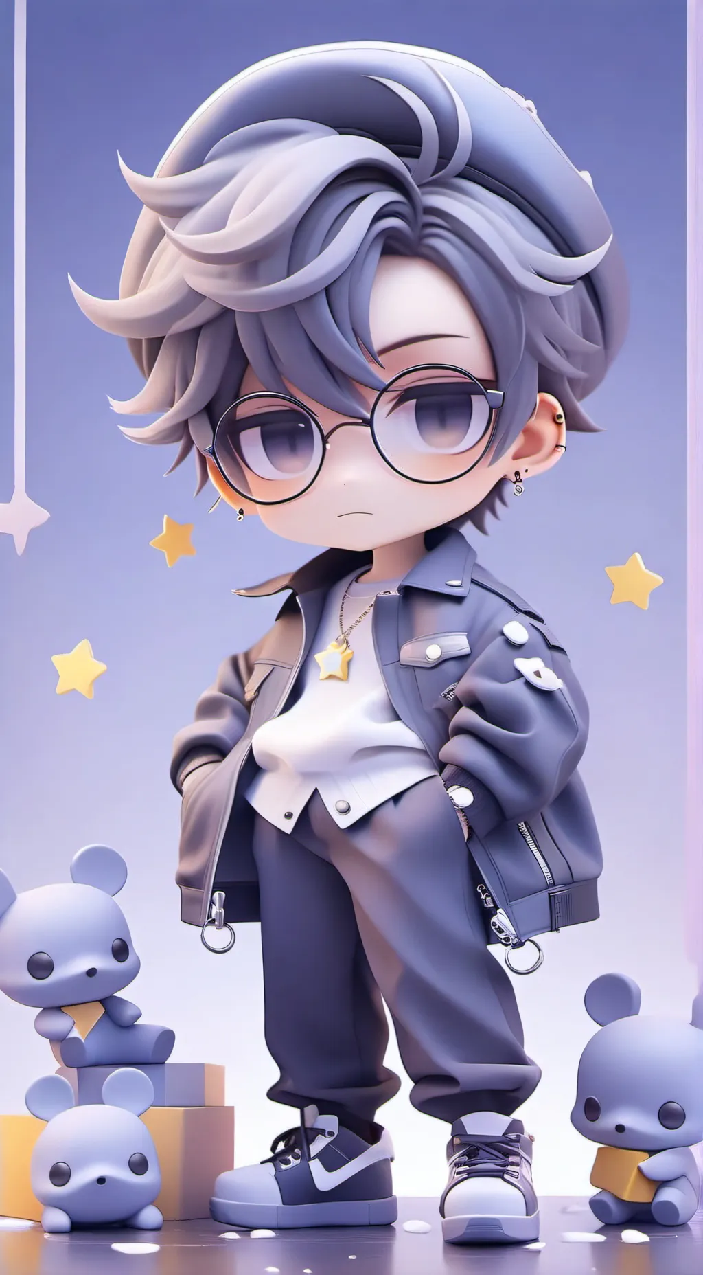 ai character: ayomaki background