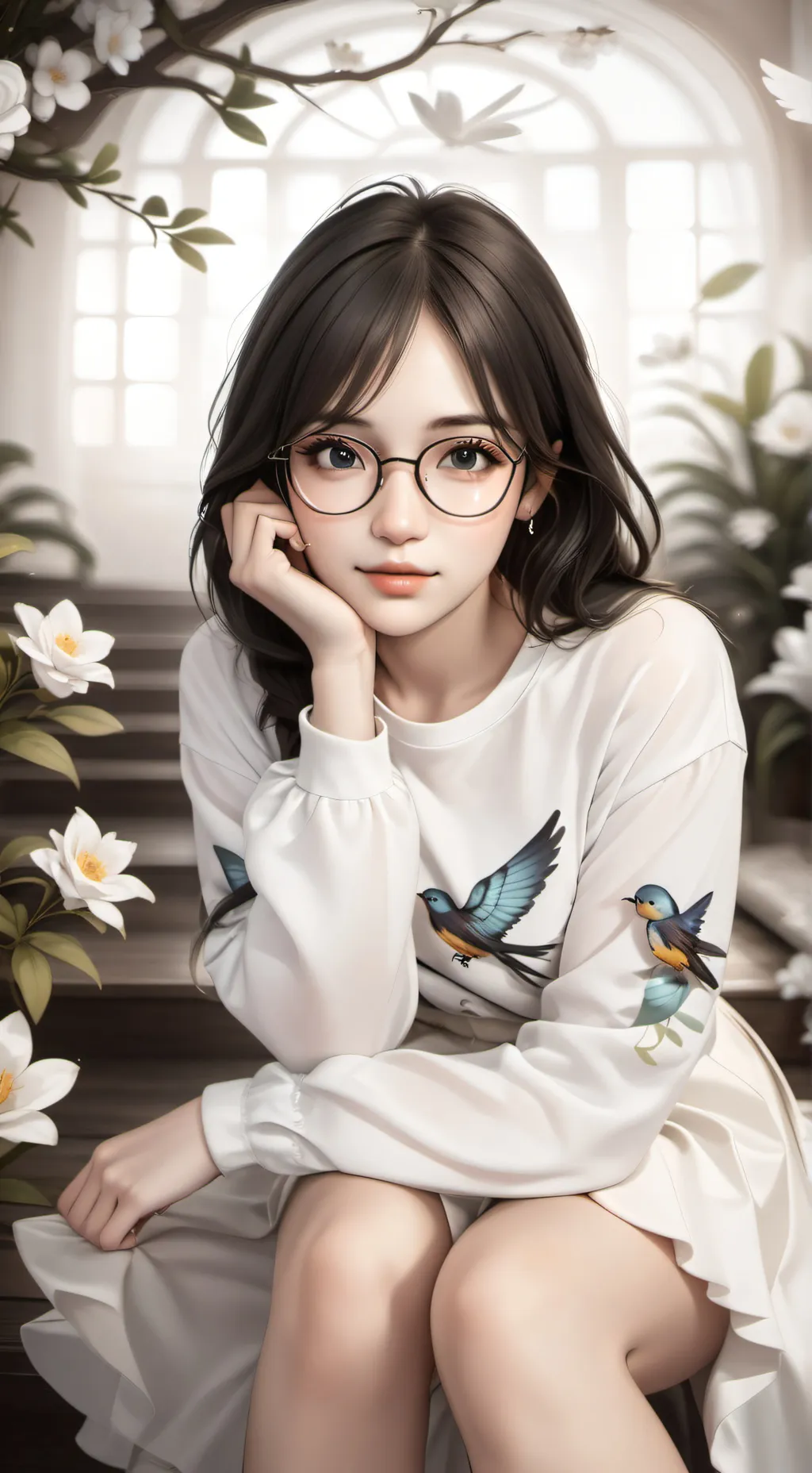 ai character: Amanda background